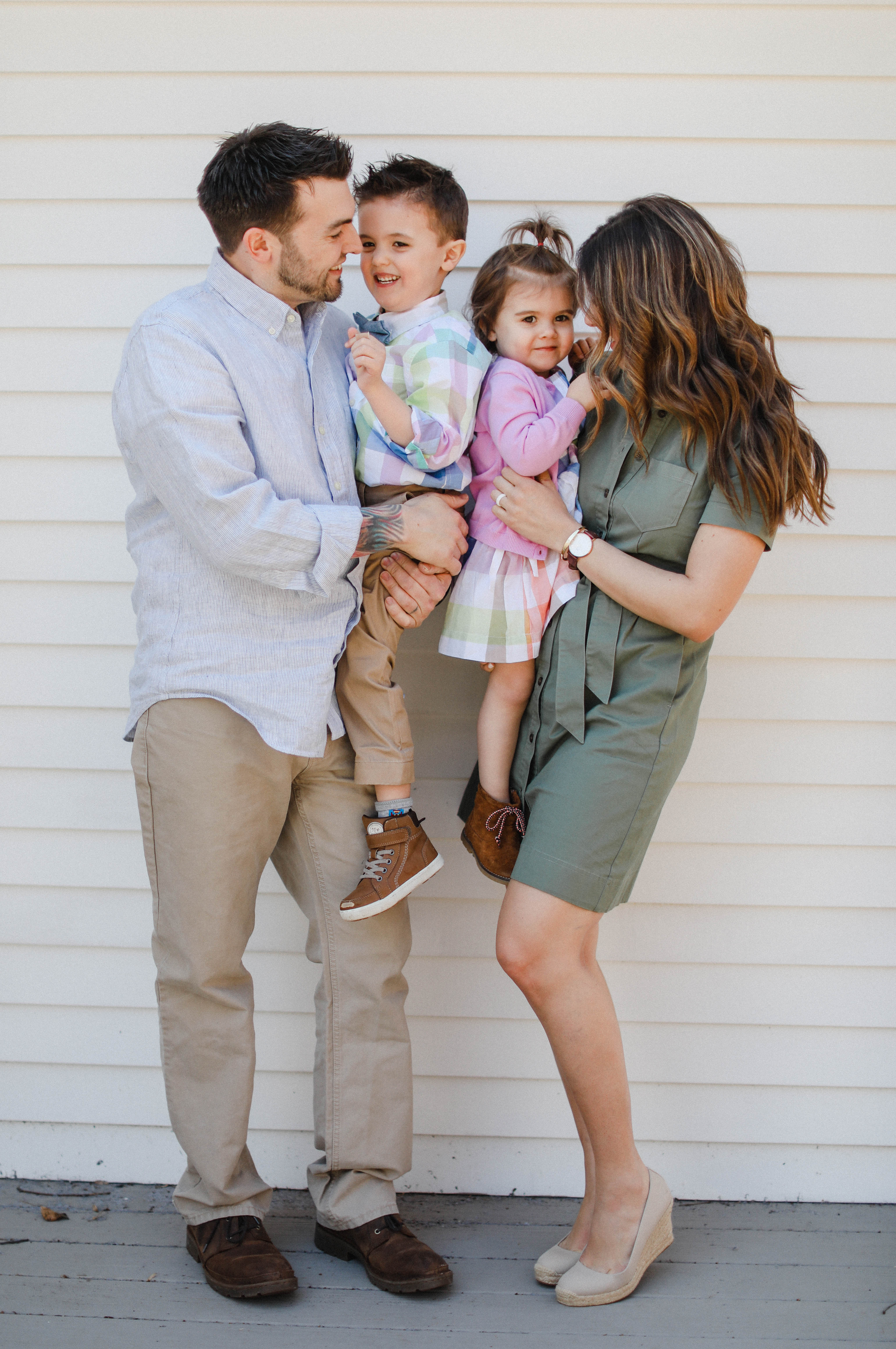 Sibling outfits shop for easter