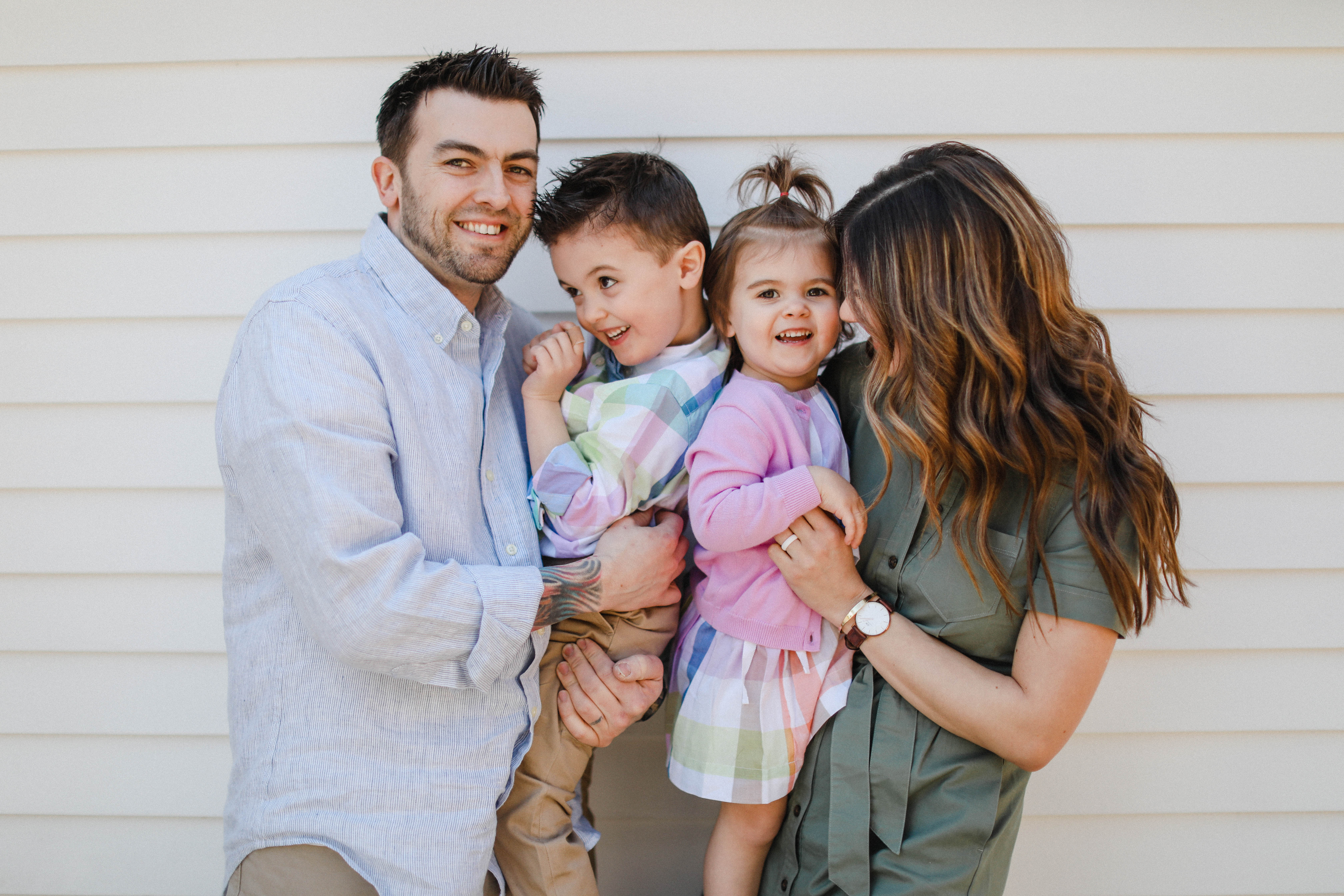 Life and style blogger Lauren McBride shares Family Easter Outfit Ideas that are color coordinated and cheerful for the holiday.