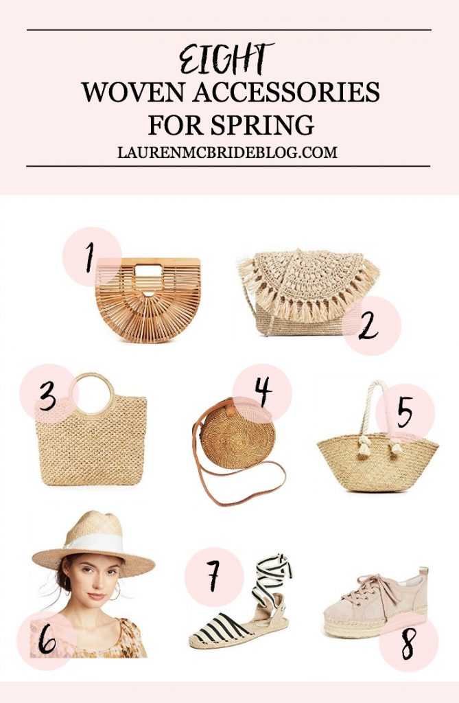 8 Woven Accessories for Spring Lauren McBride