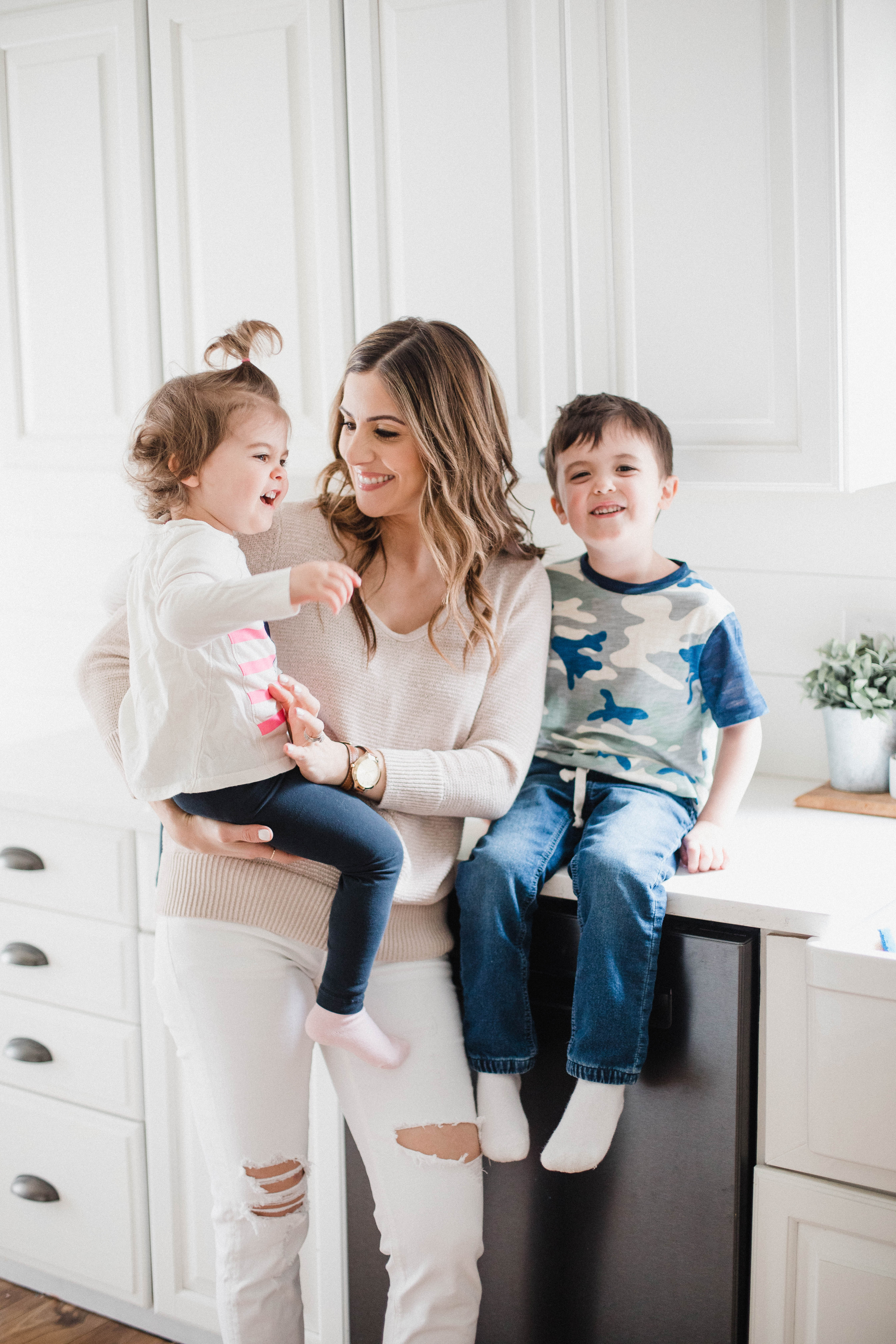 Life and style blogger Lauren McBride shares a peek into her morning routine with three children.