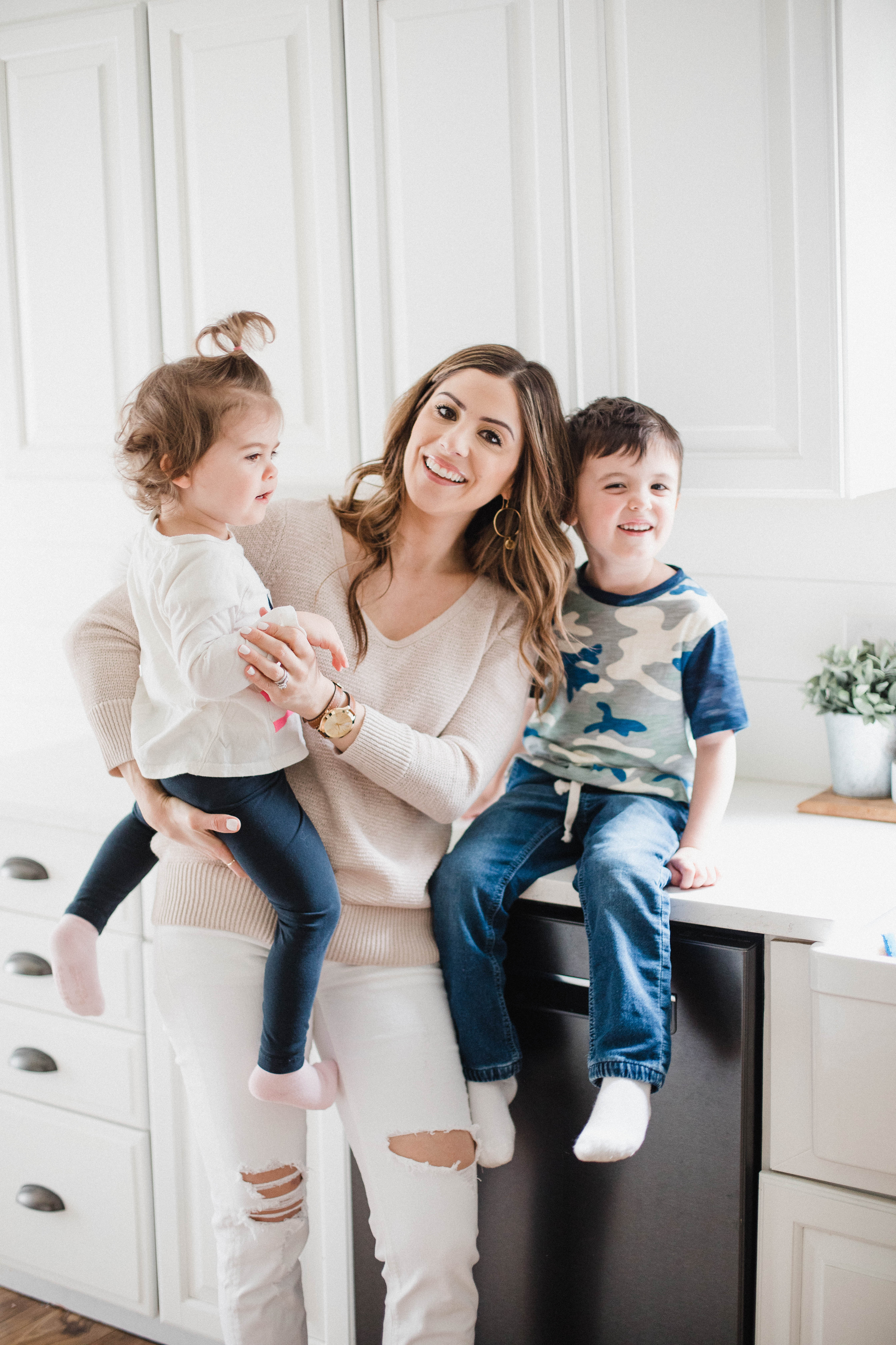 Life and style blogger Lauren McBride shares a peek into her morning routine with three children.