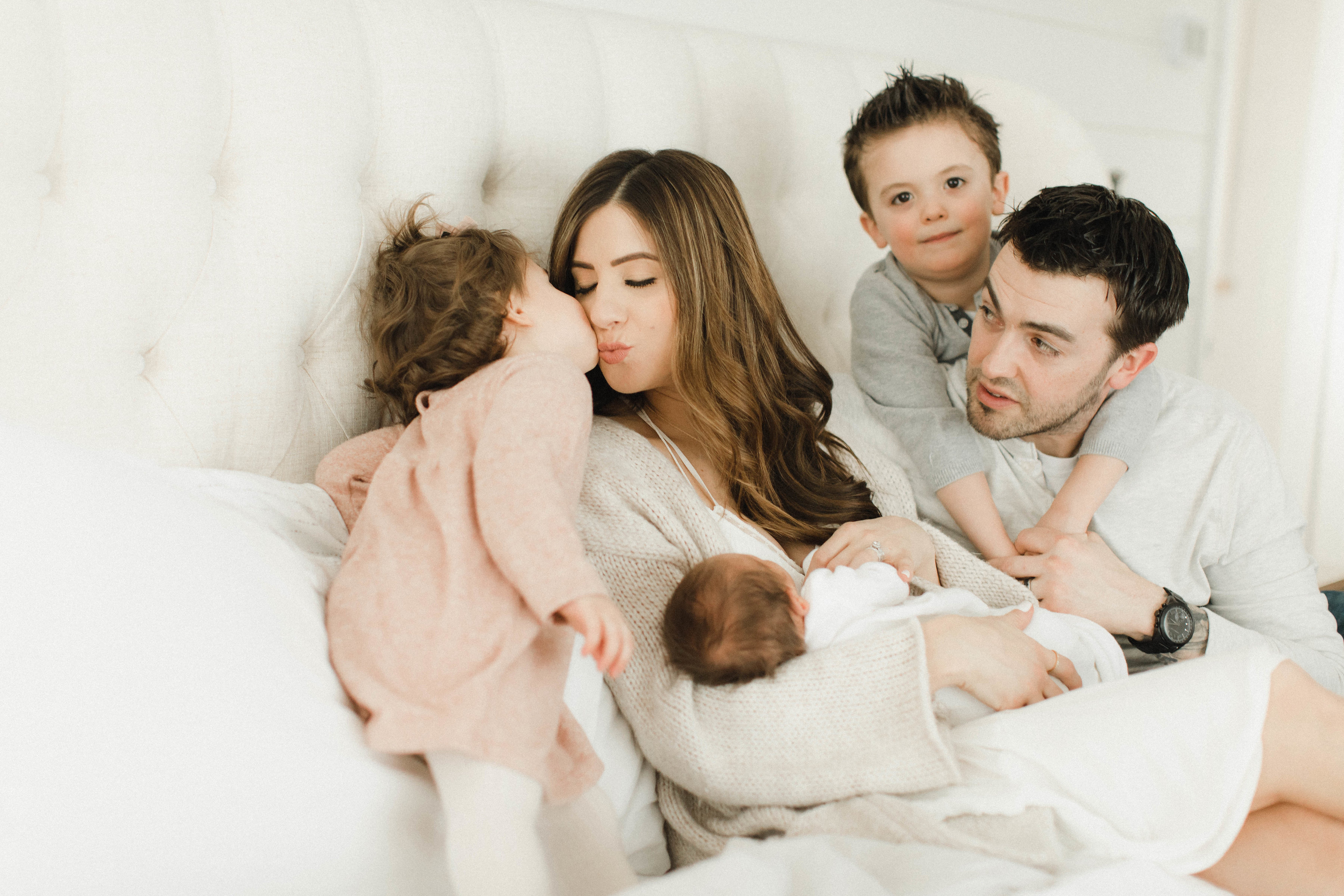 Life and style blogger Lauren McBride shares her raw emotions and transparency about transitioning to life with three children.