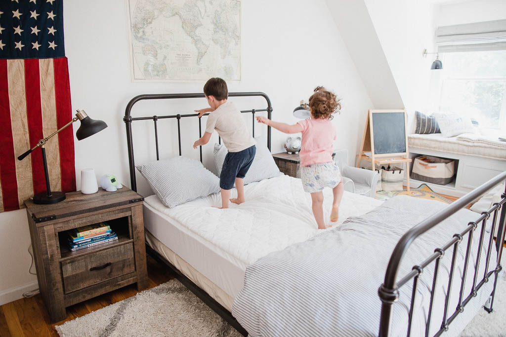 Life and style blogger Lauren McBride shares the bedding basics from The Company Store that she used on her children's bed and why they're important for longevity of bedding products. 