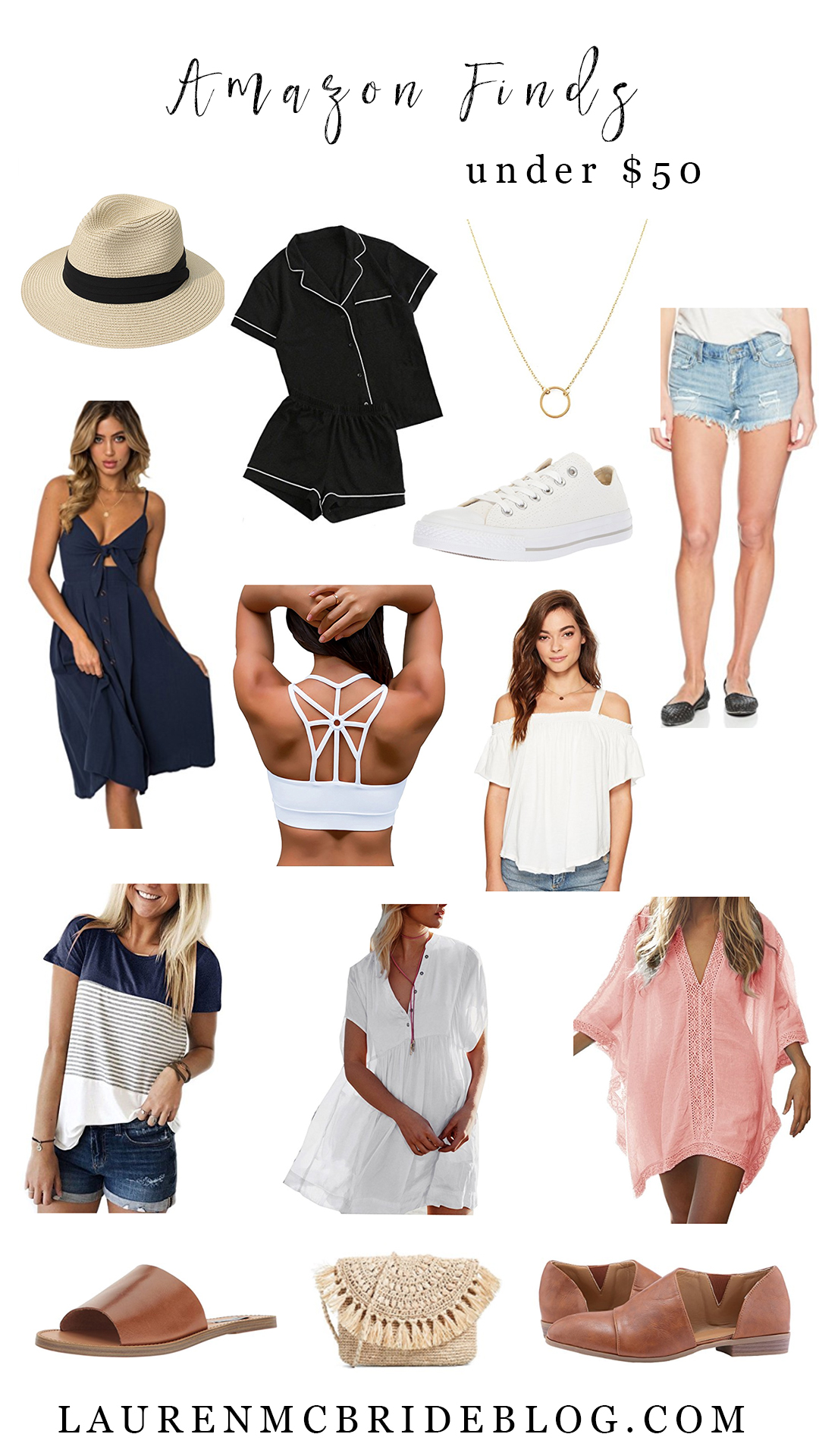 Life and style blogger Lauren McBride shares Amazon Finds Under $50 for the month of June. 