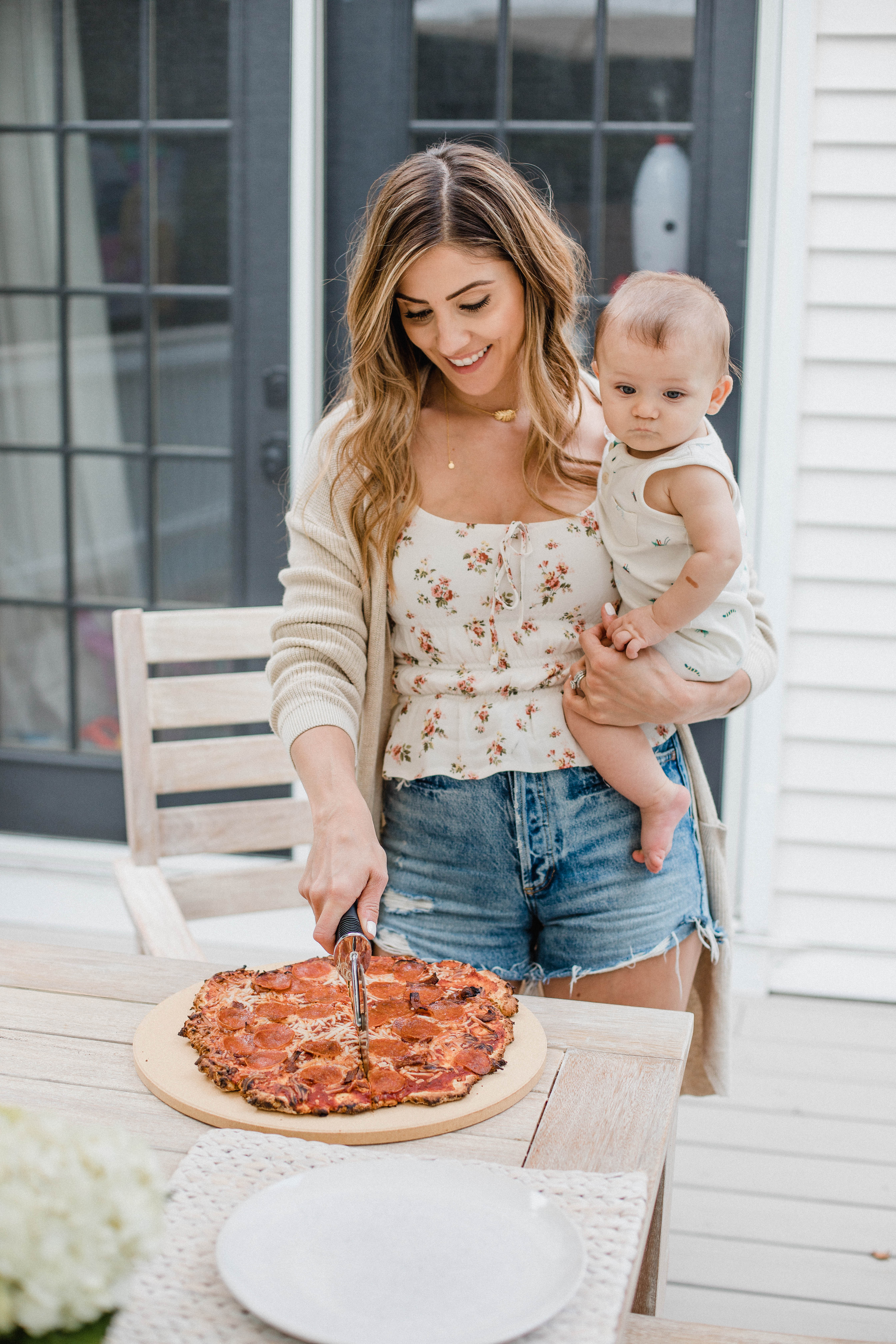 Connecticut life and style blogger Lauren McBride shares Easy Gluten Free Grilled Pizza and one item that makes grilling pizza perfect every time.