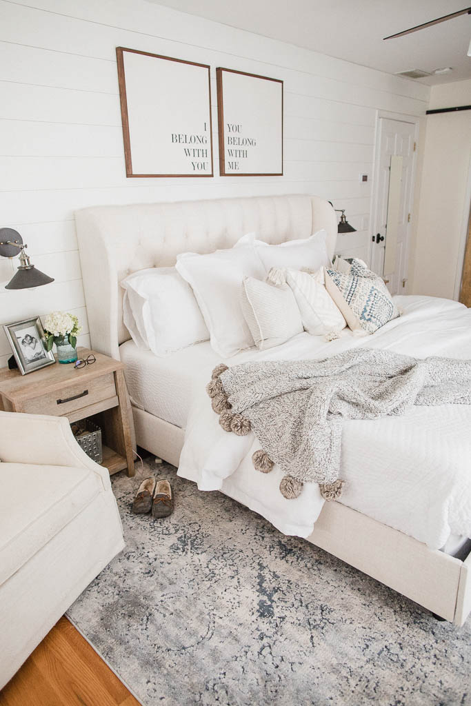 Connecticut life and style blogger Lauren McBride shares her Summer Master Bedroom featuring a bedding options from The Company Store.
