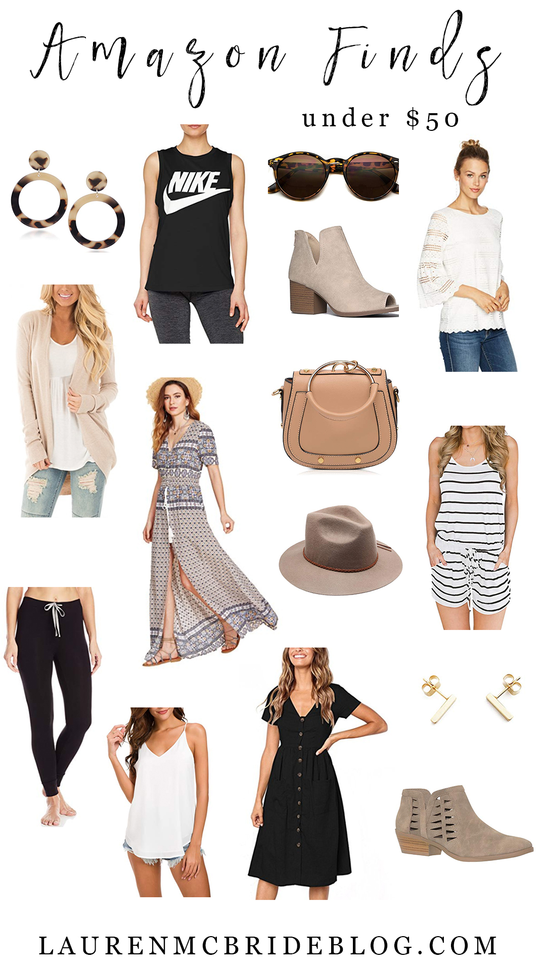 Connecticut life and style blogger Lauren McBride shares her August Amazon Fashion Finds under $50 including clothing, boots, accessories, and more!