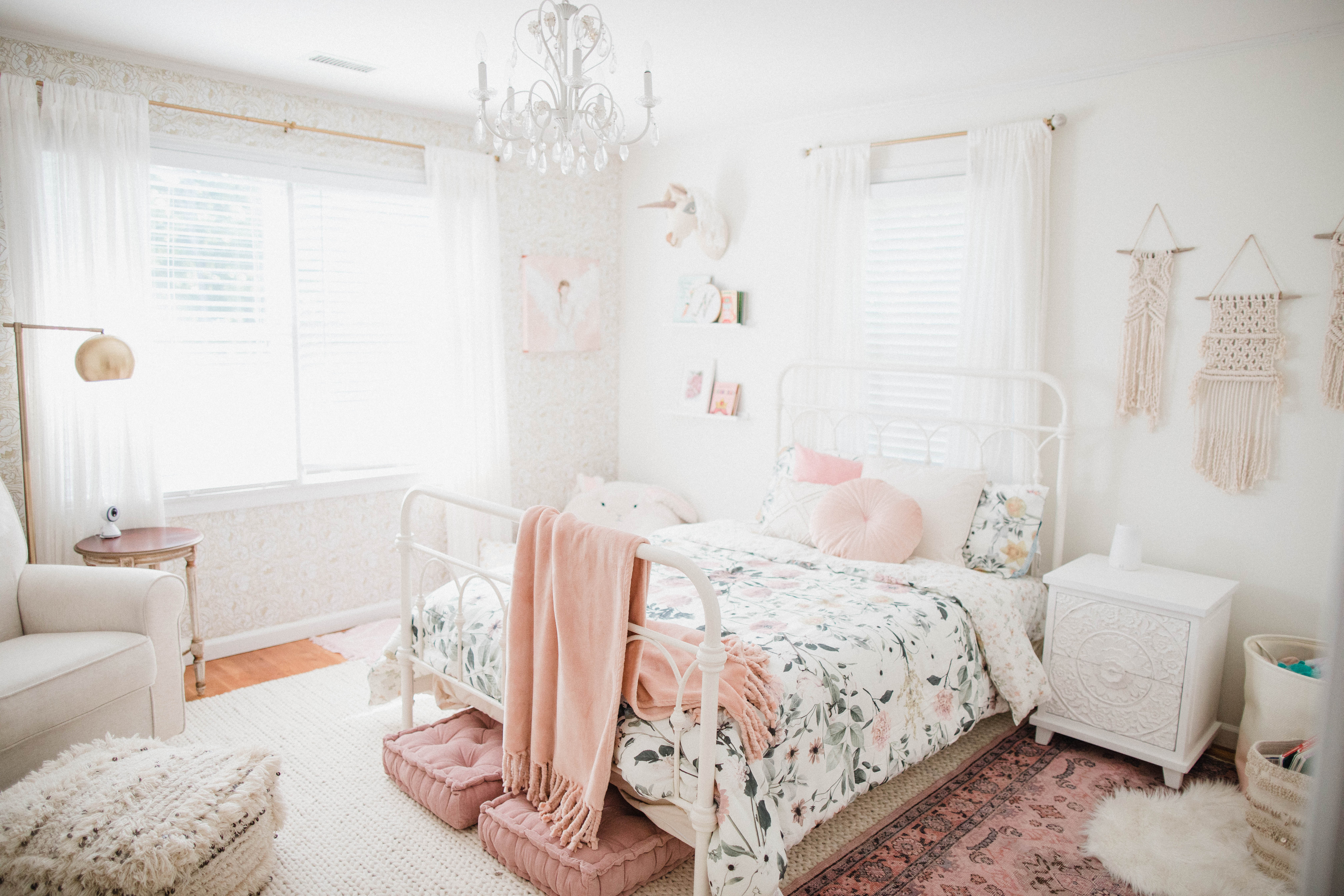 Connecticut life and style blogger Lauren McBride shares a big girl bed refresh with Urban Outfitters and the variety of home decor products they offer.