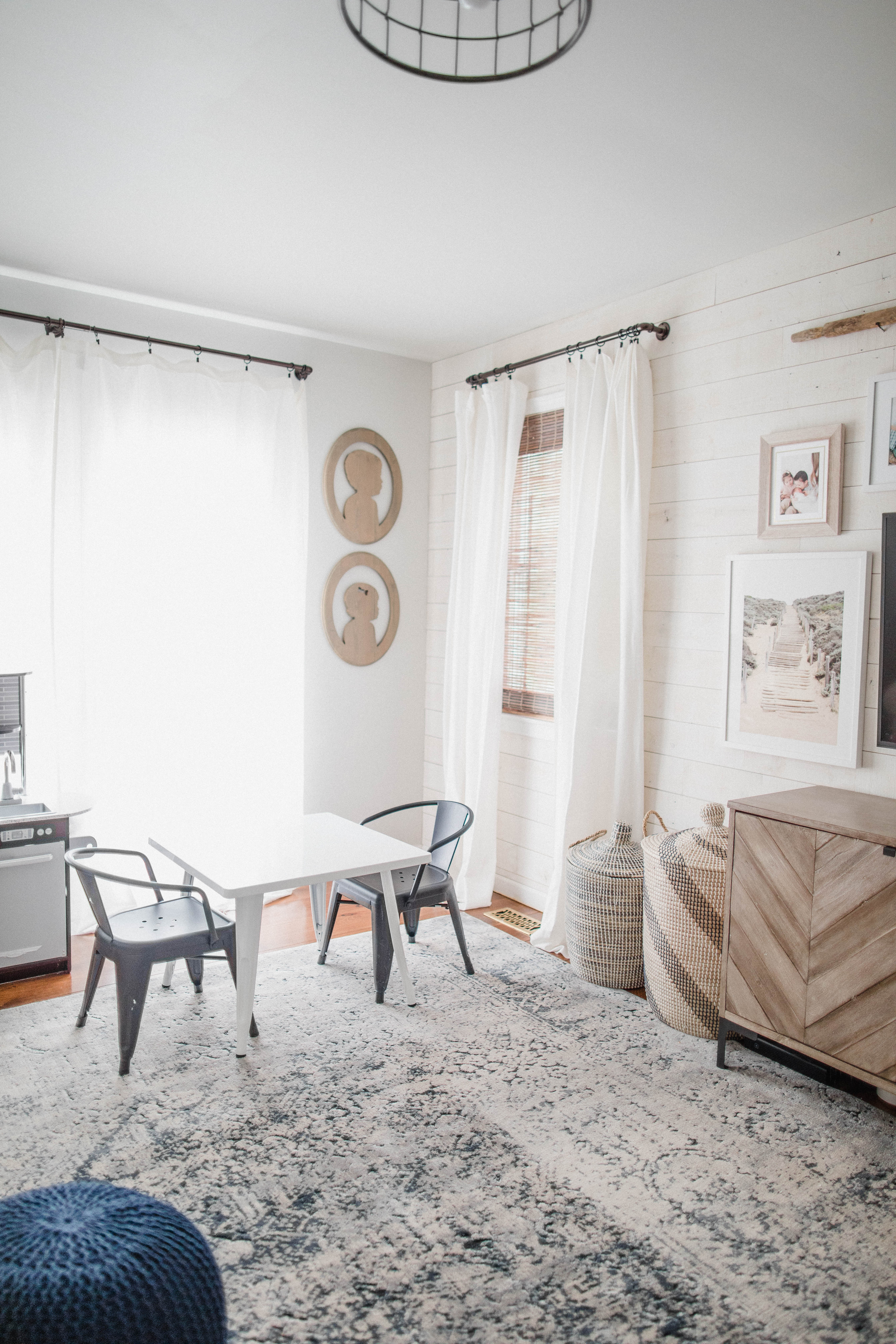 Connecticut life and style blogger Lauren McBride shares her Tips for a Dual Purpose Playroom, including how to seamlessly transition your living room to a playspace and back again.