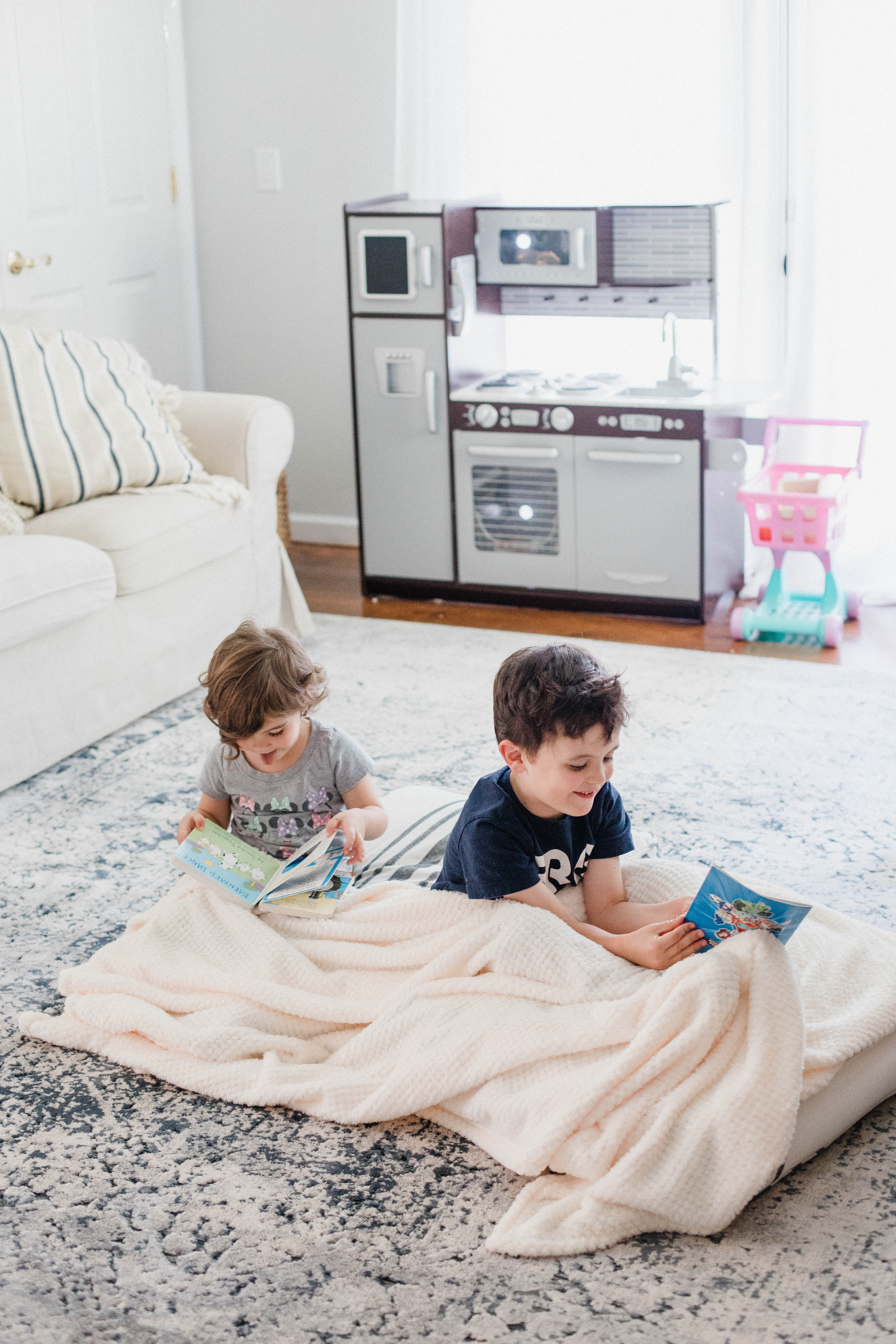 Connecticut life and style blogger Lauren McBride shares simple ways to foster imaginative play and creativity in your home with furniture and decor from Walmart.