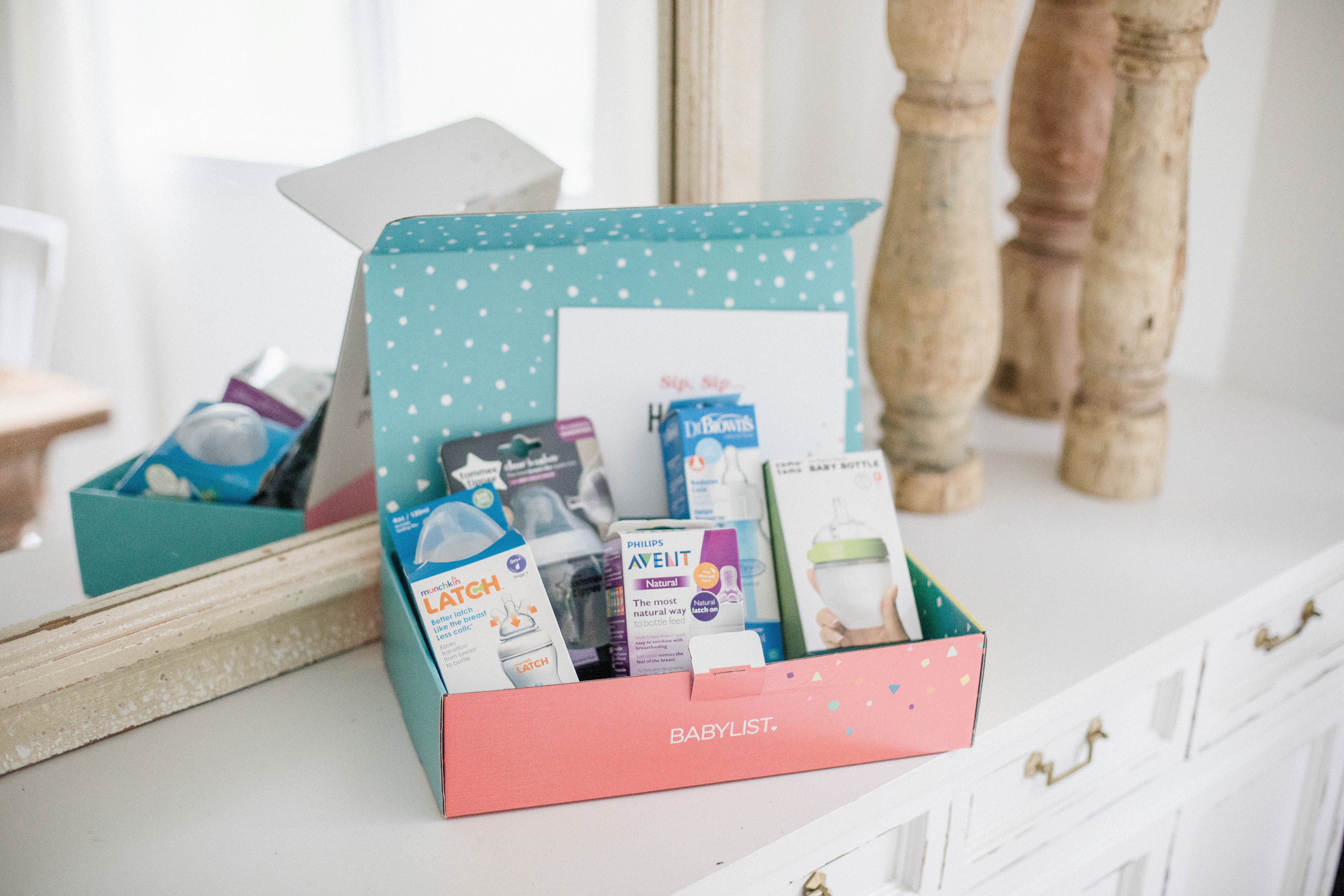 Babylist sample deals bottle box