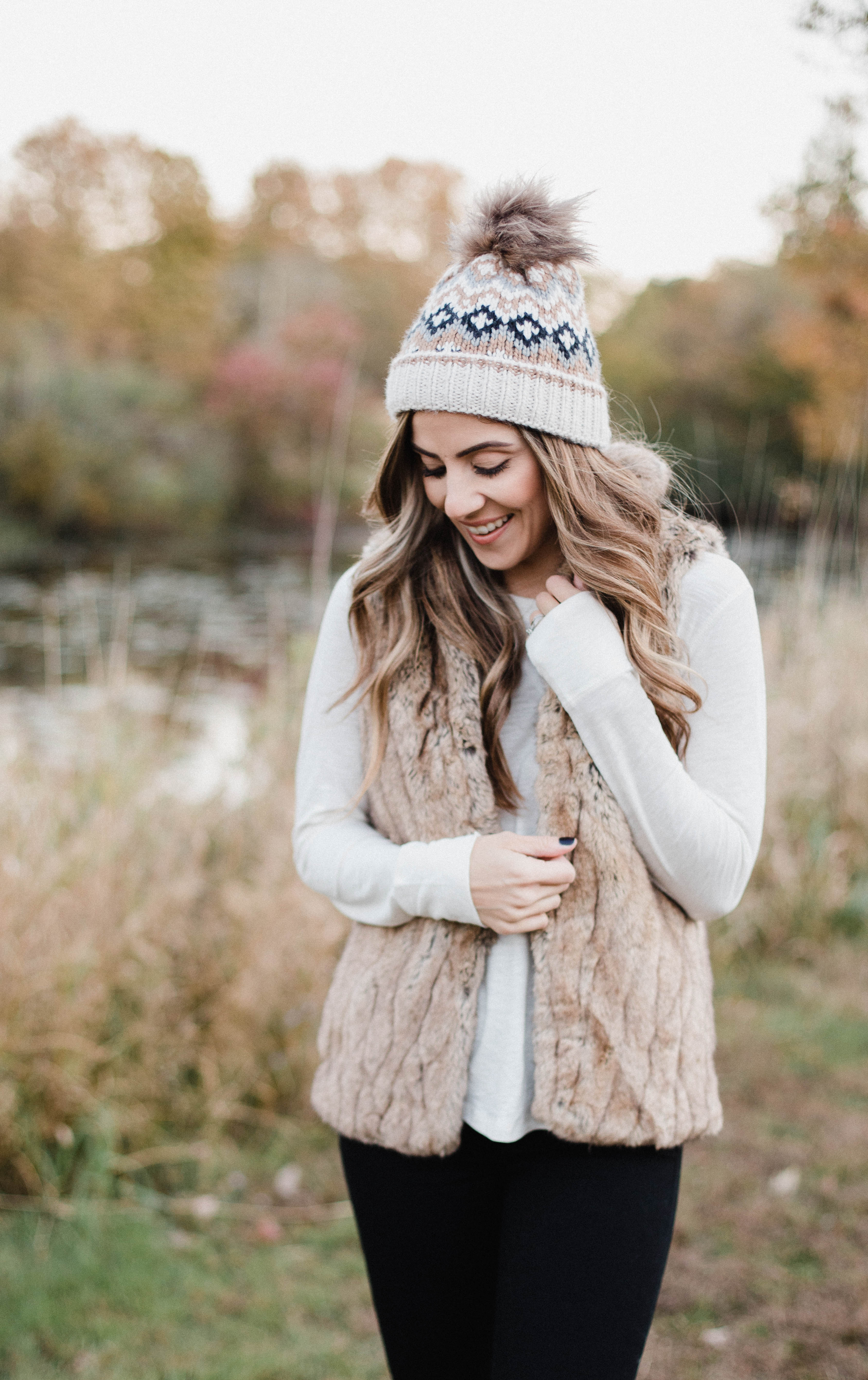 Abercrombie shop fur vest