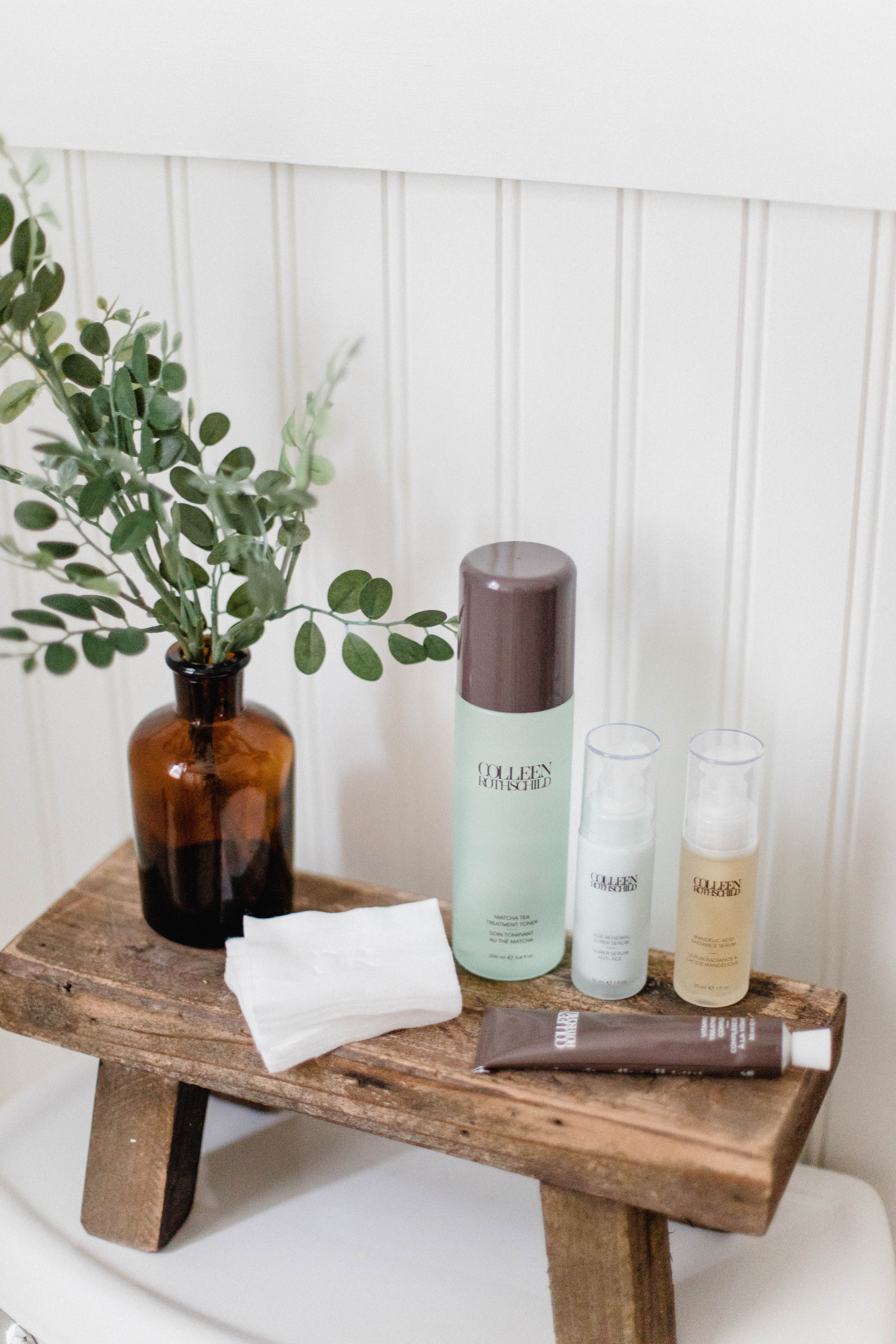 Life and style blogger Lauren McBride shares four skincare products you should add into your skincare routine, and features a variety of products from Colleen Rothschild Skincare.