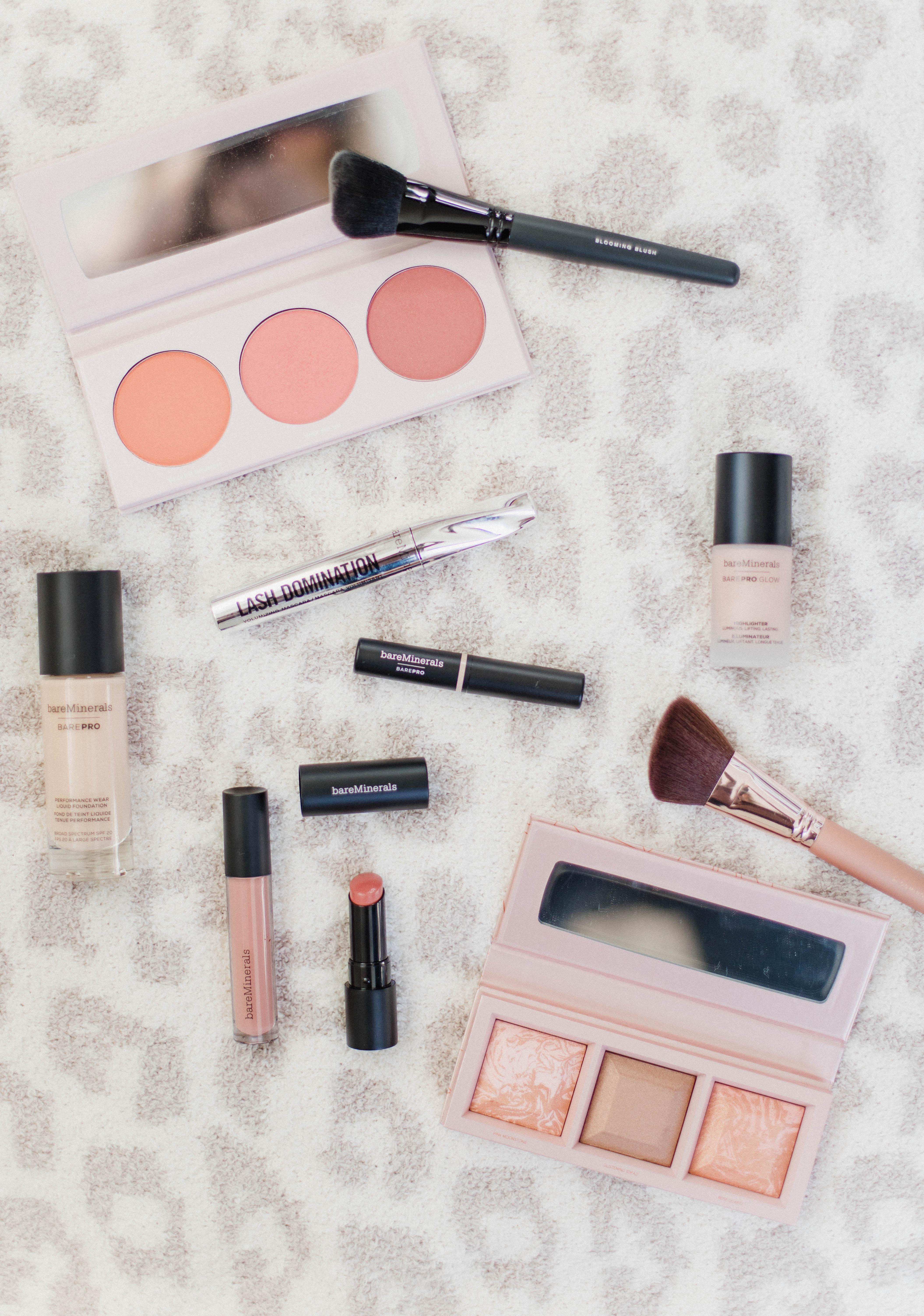 Connecticut life and style blogger Lauren McBride shares her top recommended bareMinerals products now available on QVC, including foundation, blush, and lip products.