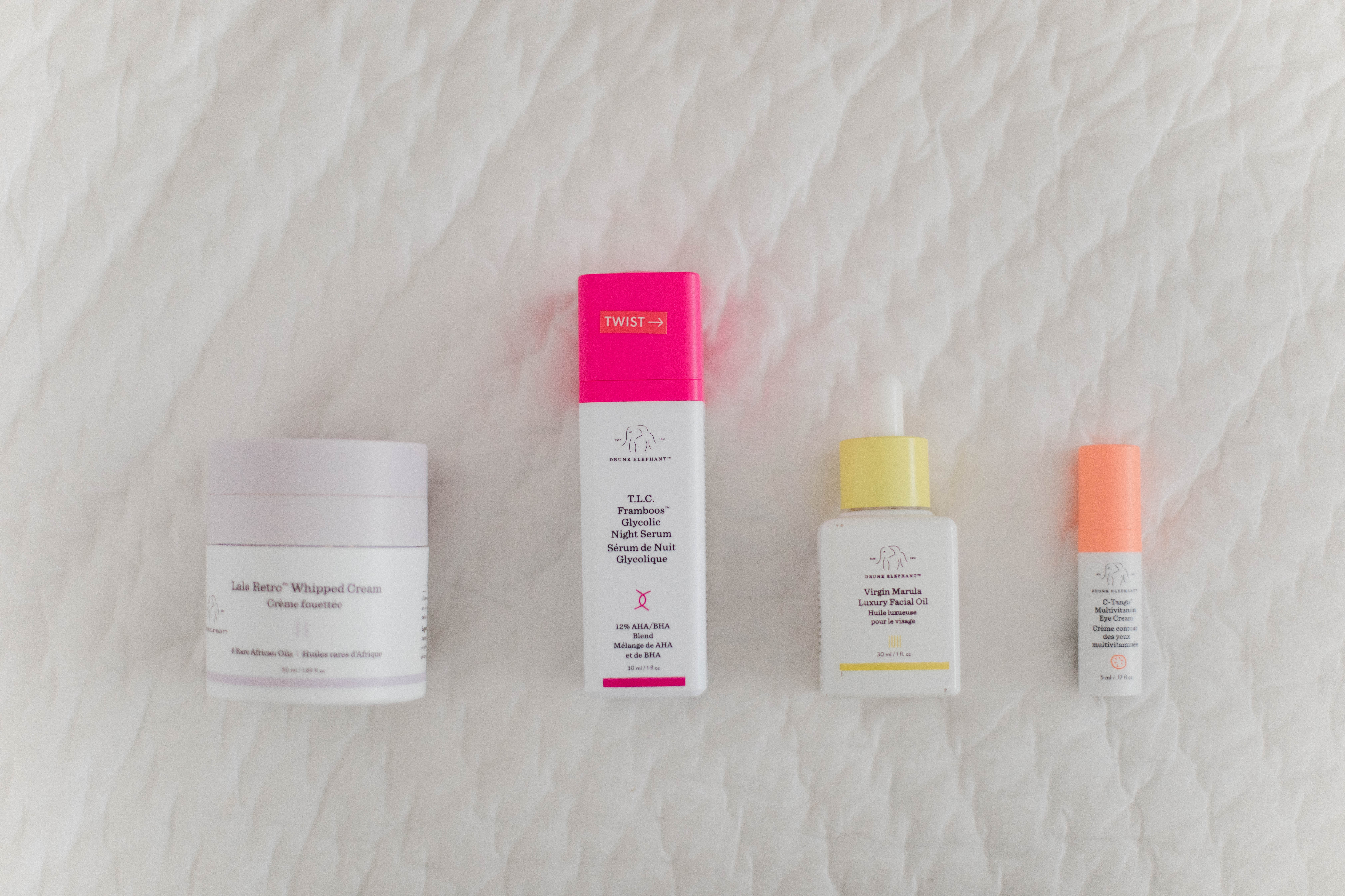 Connecticut life and style blogger Lauren McBride shares her favorite Drunk Elephant products available at Sephora, and the benefits each has for the skin.