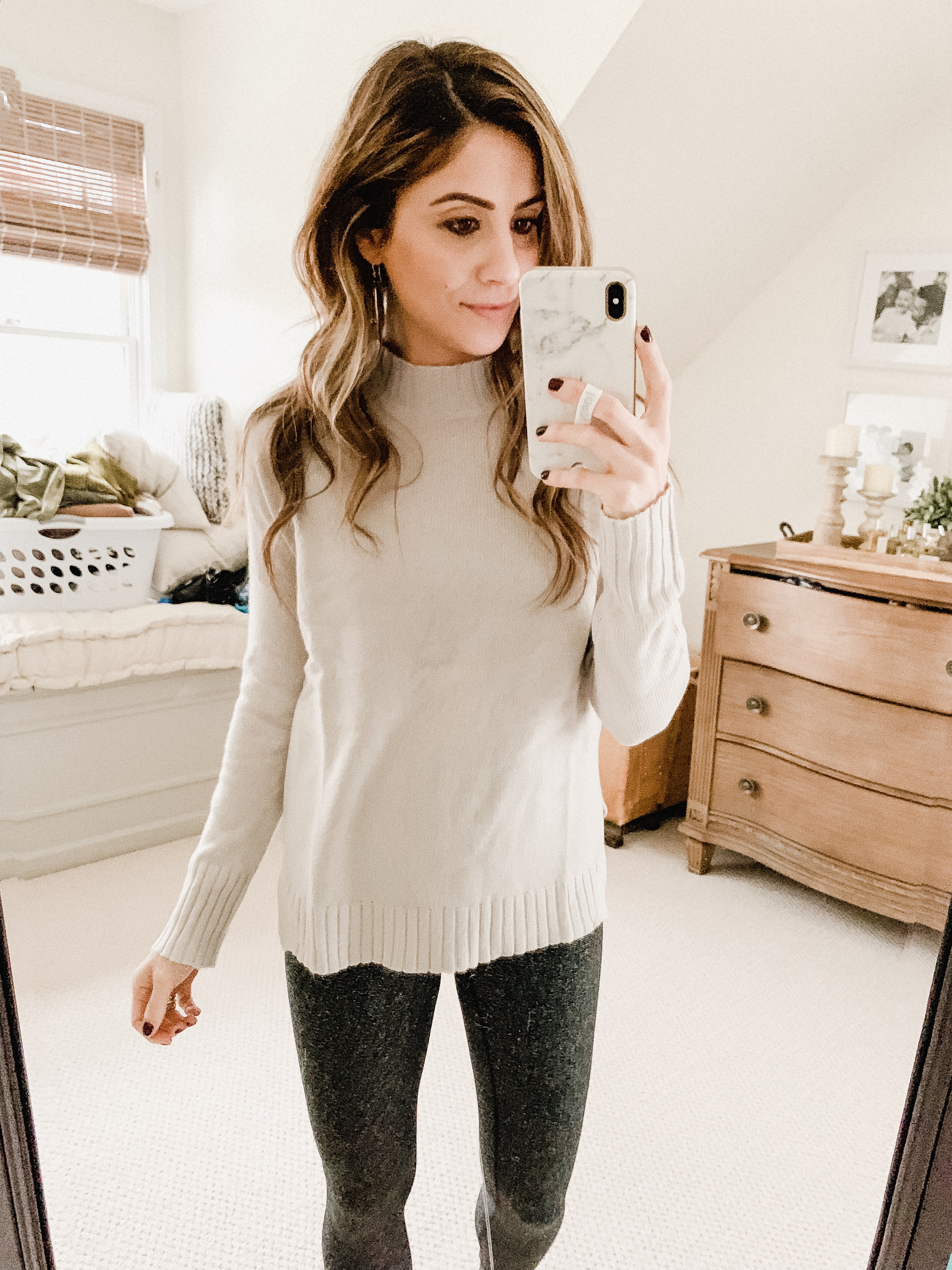 Connecticut life and style blogger Lauren McBride shares her December Amazon Try-On featuring Amazon's private fashion brands and other seasonal options.