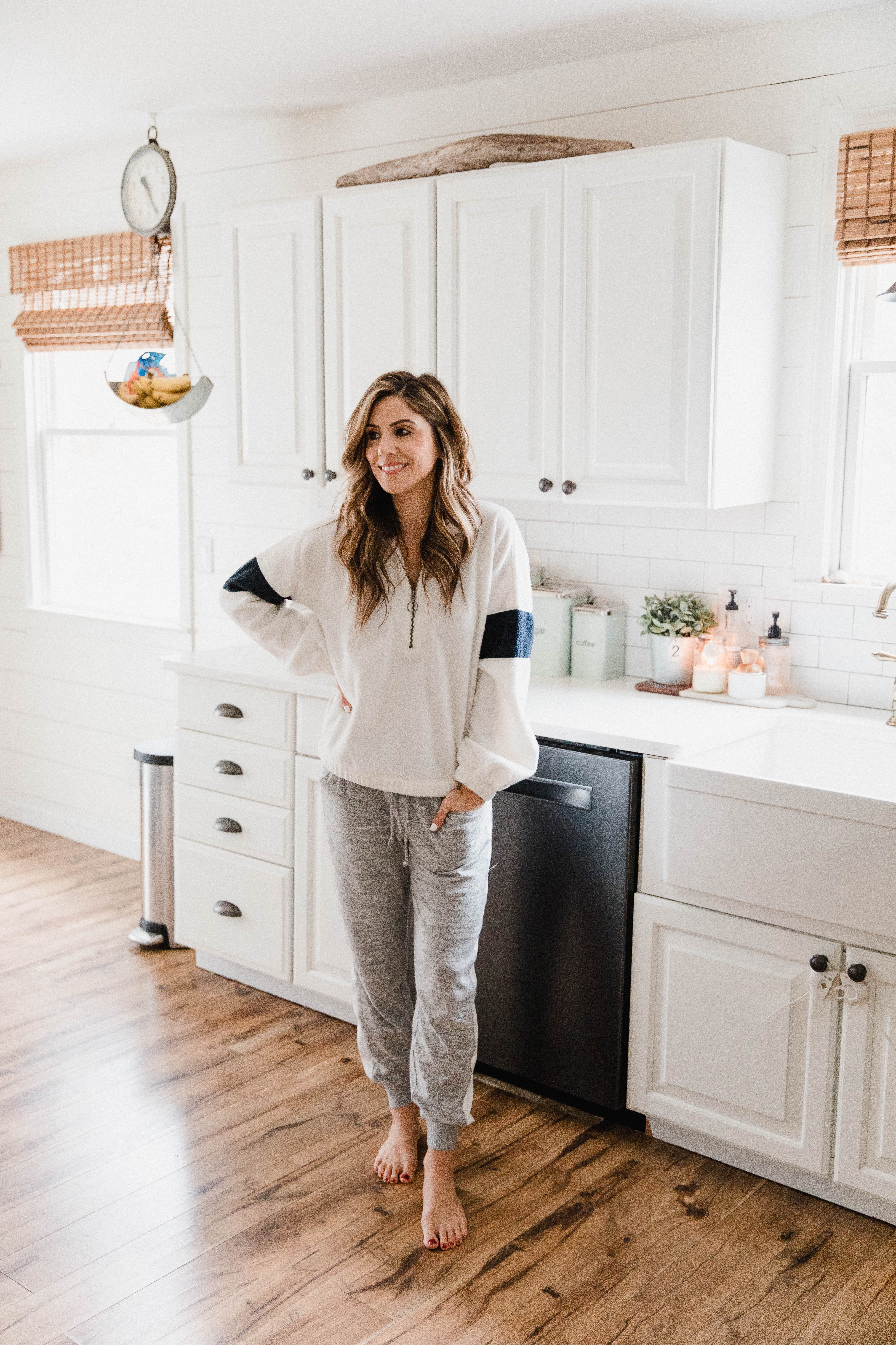 Connecticut life and style blogger Lauren McBride shares her Abercrombie Winter Sale picks, including cozy loungewear options.