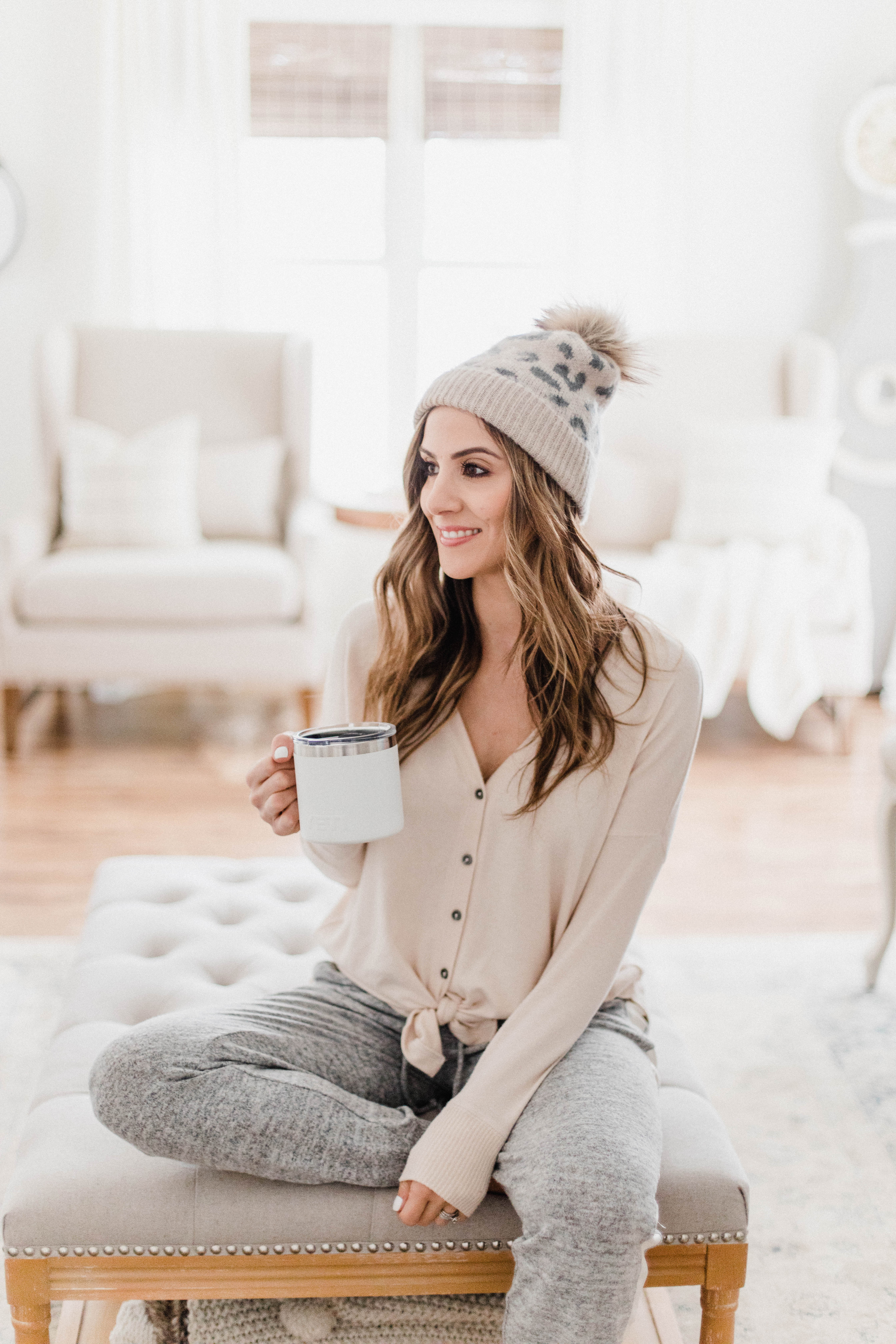 Connecticut life and style blogger Lauren McBride shares her Abercrombie Winter Sale picks, including cozy loungewear options.