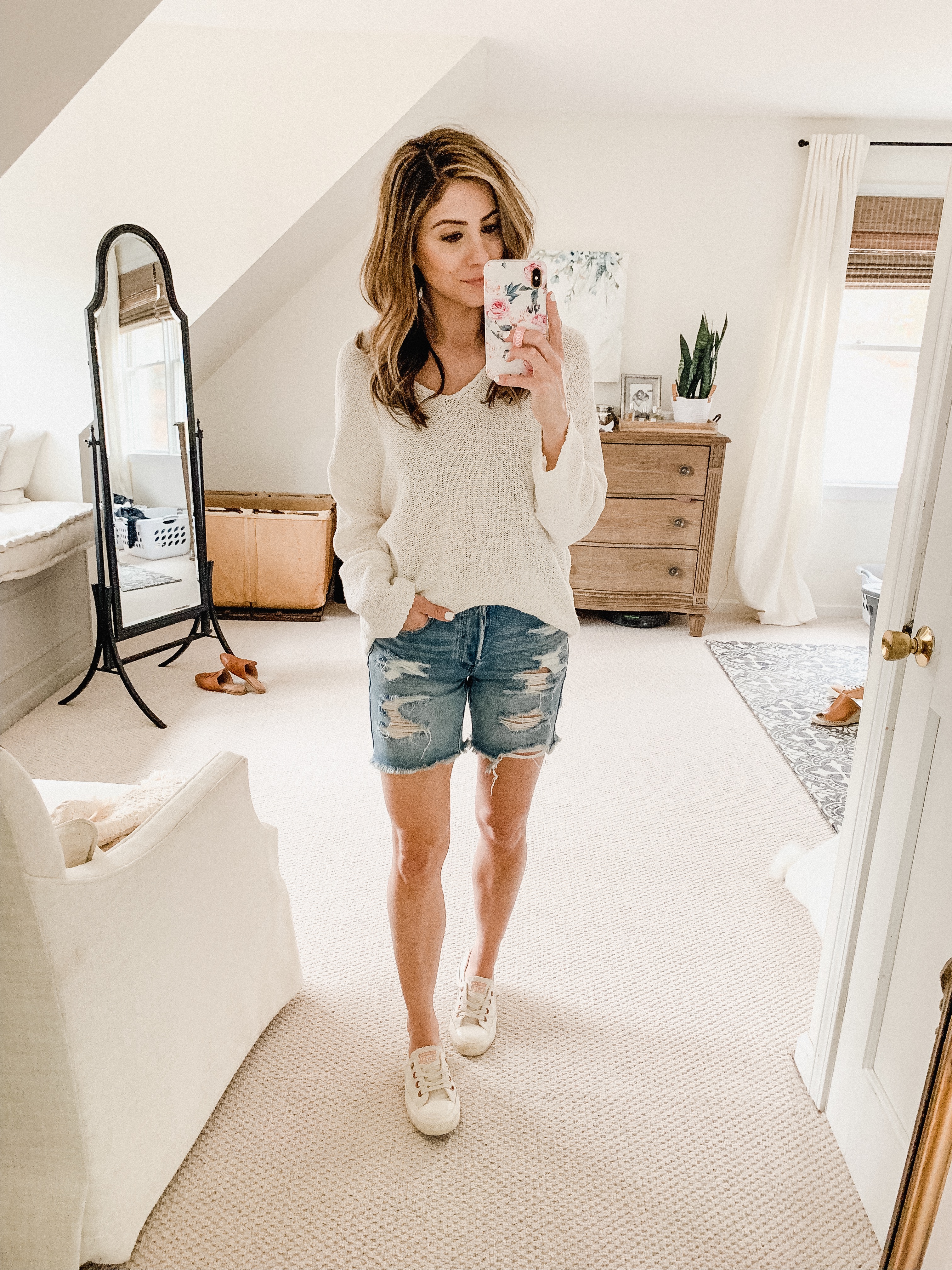 Connecticut life and style blogger Lauren McBride shares How to Style Bermuda Shorts including outfit ideas and styling tips.