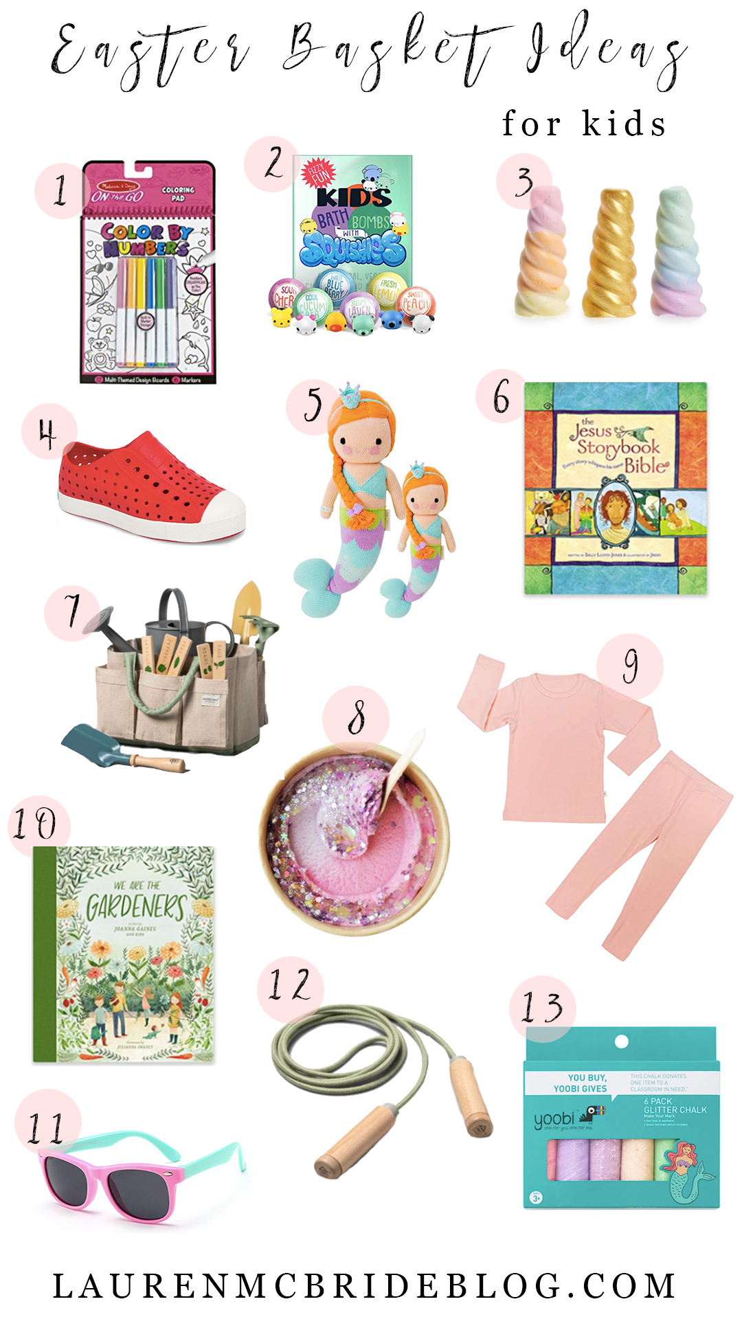 Connecticut life and style blogger Lauren McBride shares Easter Basket Ideas for Kids, suitable for children of most ages. 