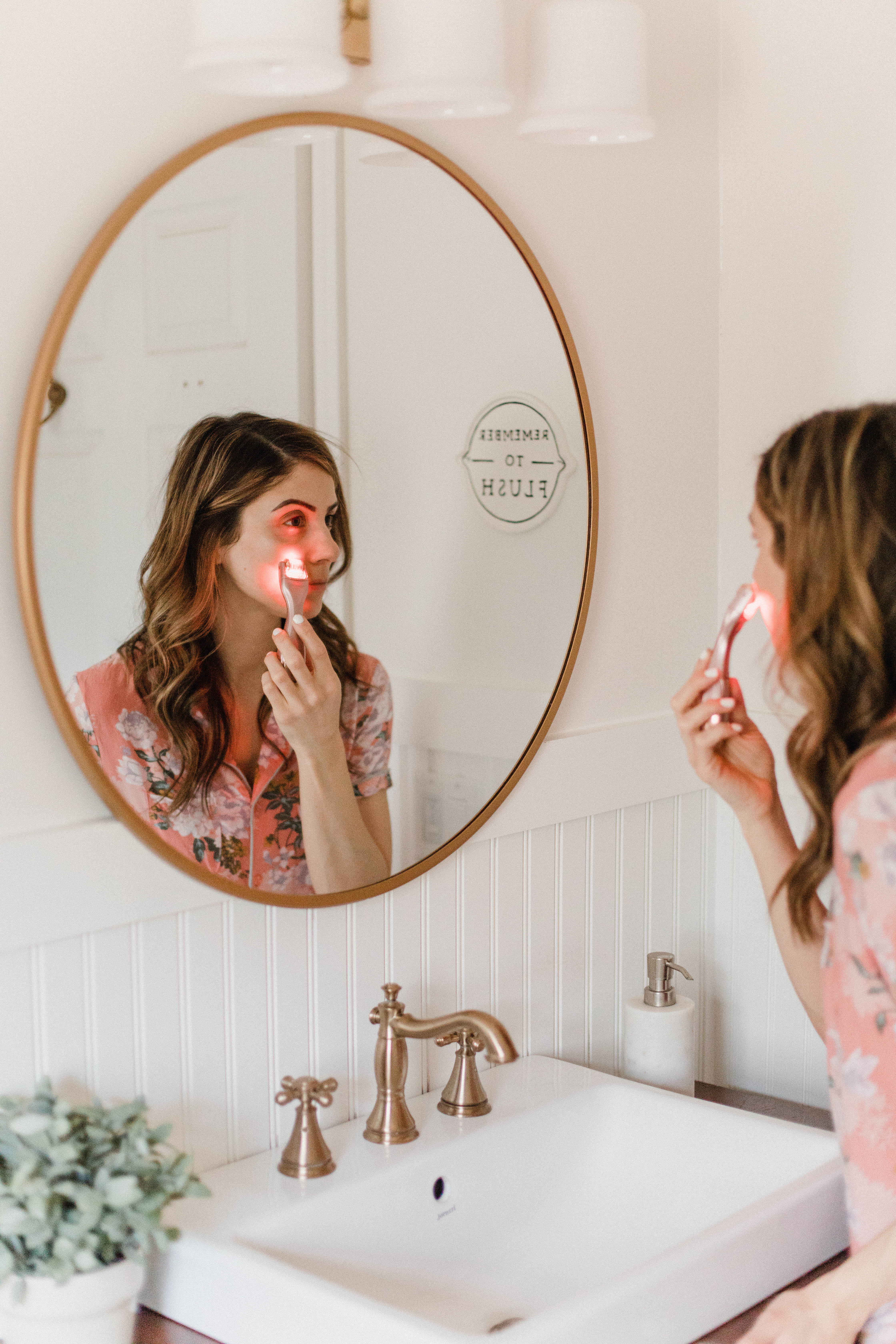 Connecticut life and style blogger Lauren McBride shares why she loves her GloPRO including results and how to use this at-home microneedling tool. 