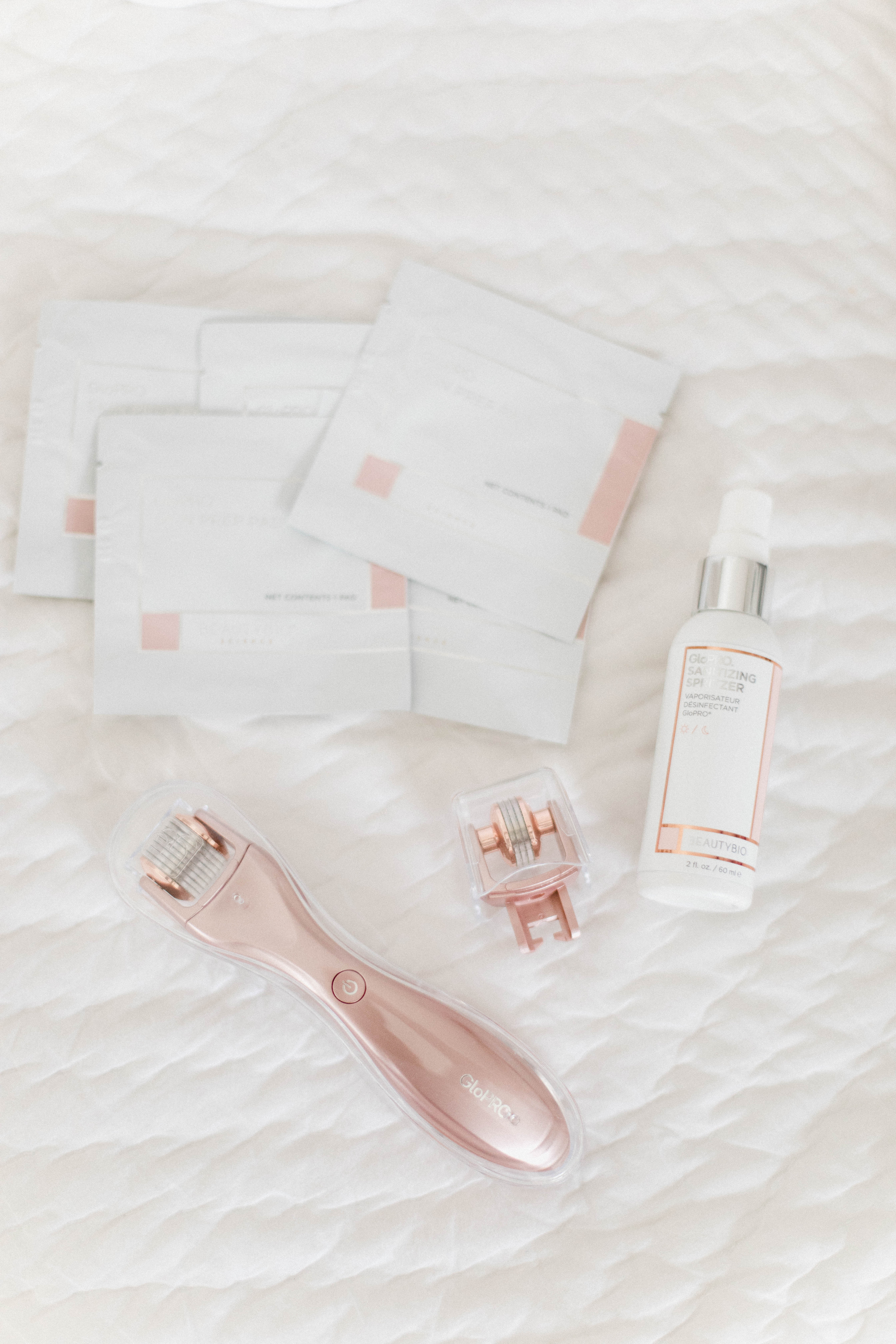 Connecticut life and style blogger Lauren McBride shares why she loves her GloPRO including results and how to use this at-home microneedling tool.