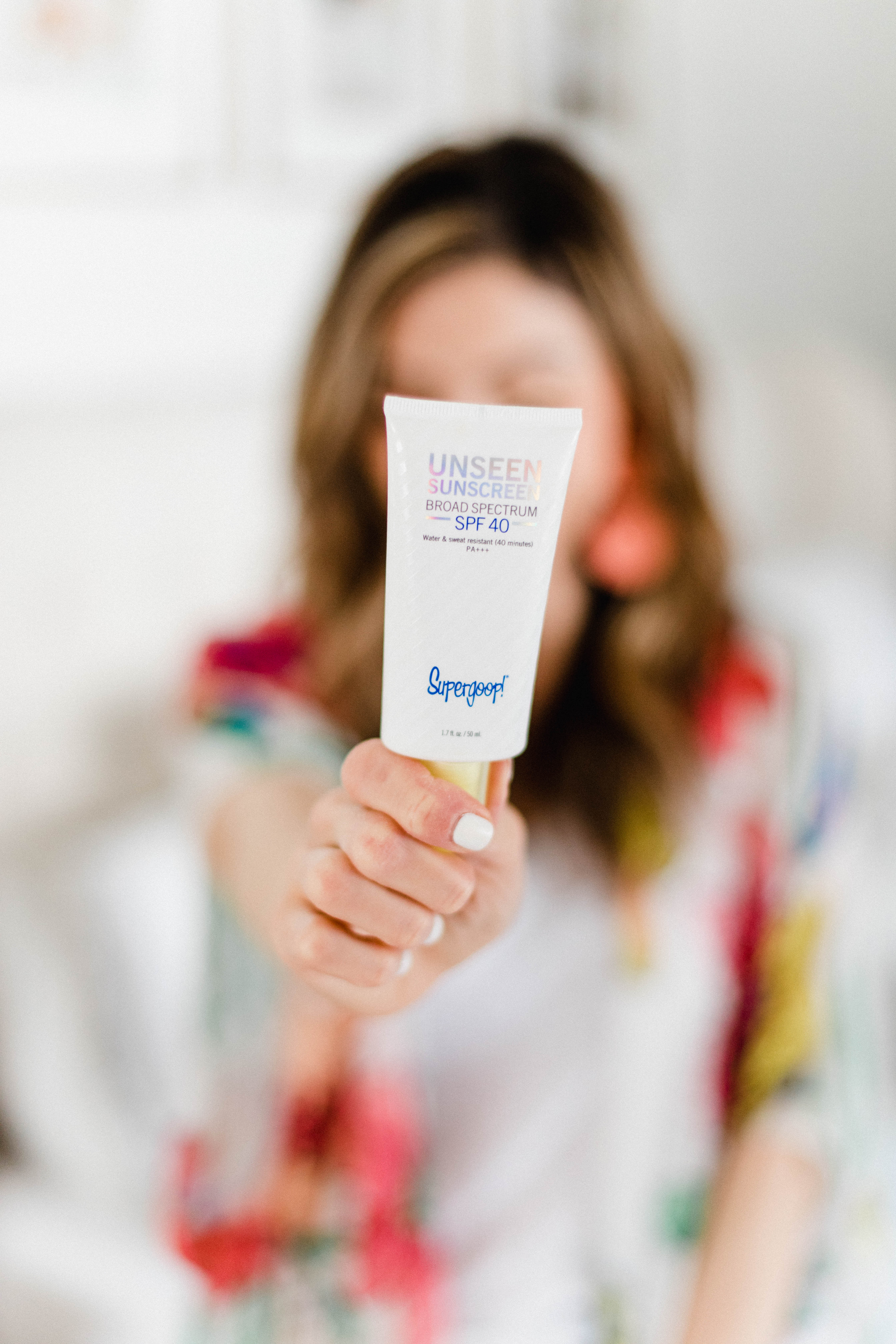 Connecticut life and style blogger Lauren McBride shares Sun Protection Tips for Your Face, including Supergoop! Unseen Sunscreen.