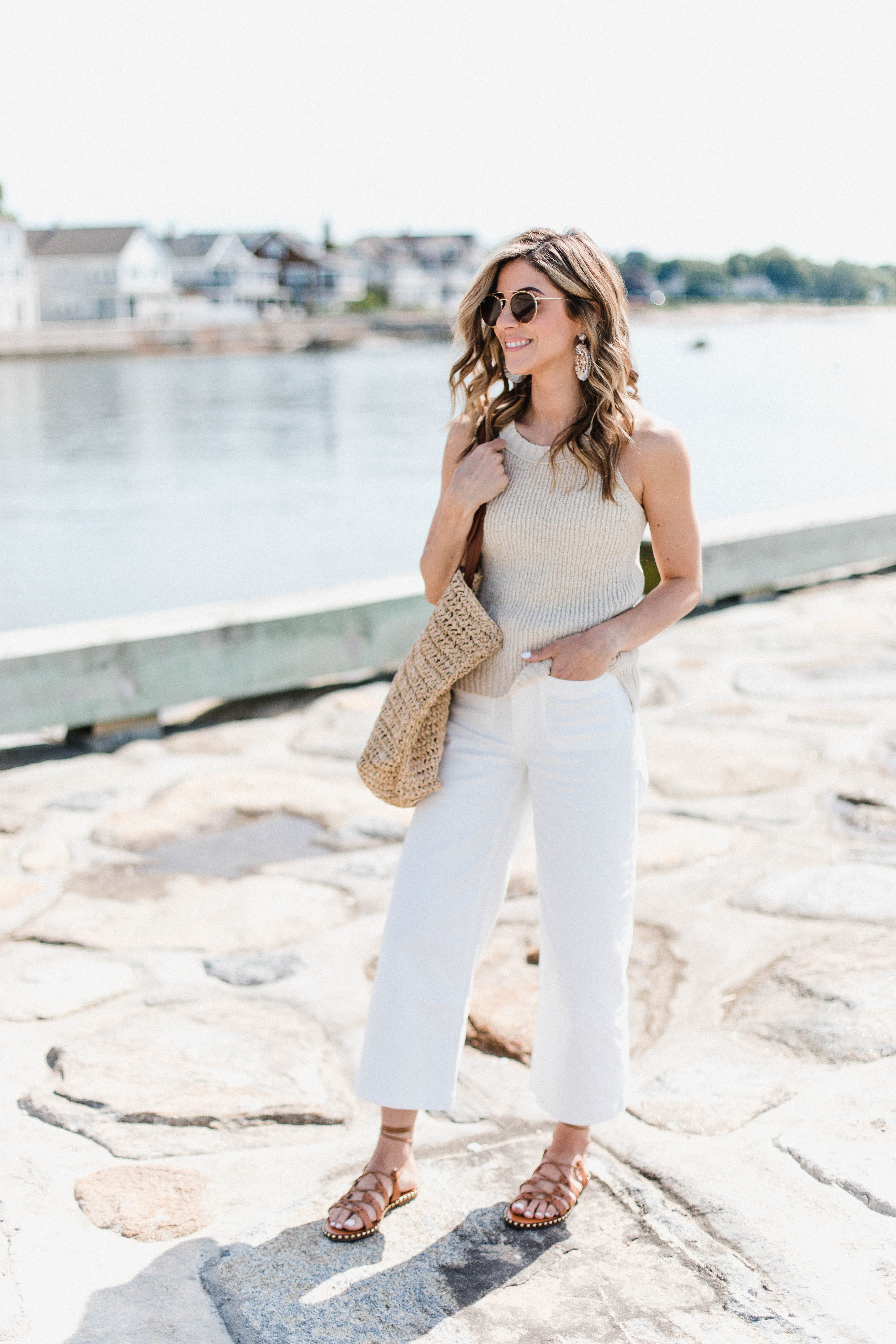 Connecticut life and style blogger Lauren McBride shares Summer Essentials with J.Crew featuring a complete head to toe outfit with versatile wardrobe items.