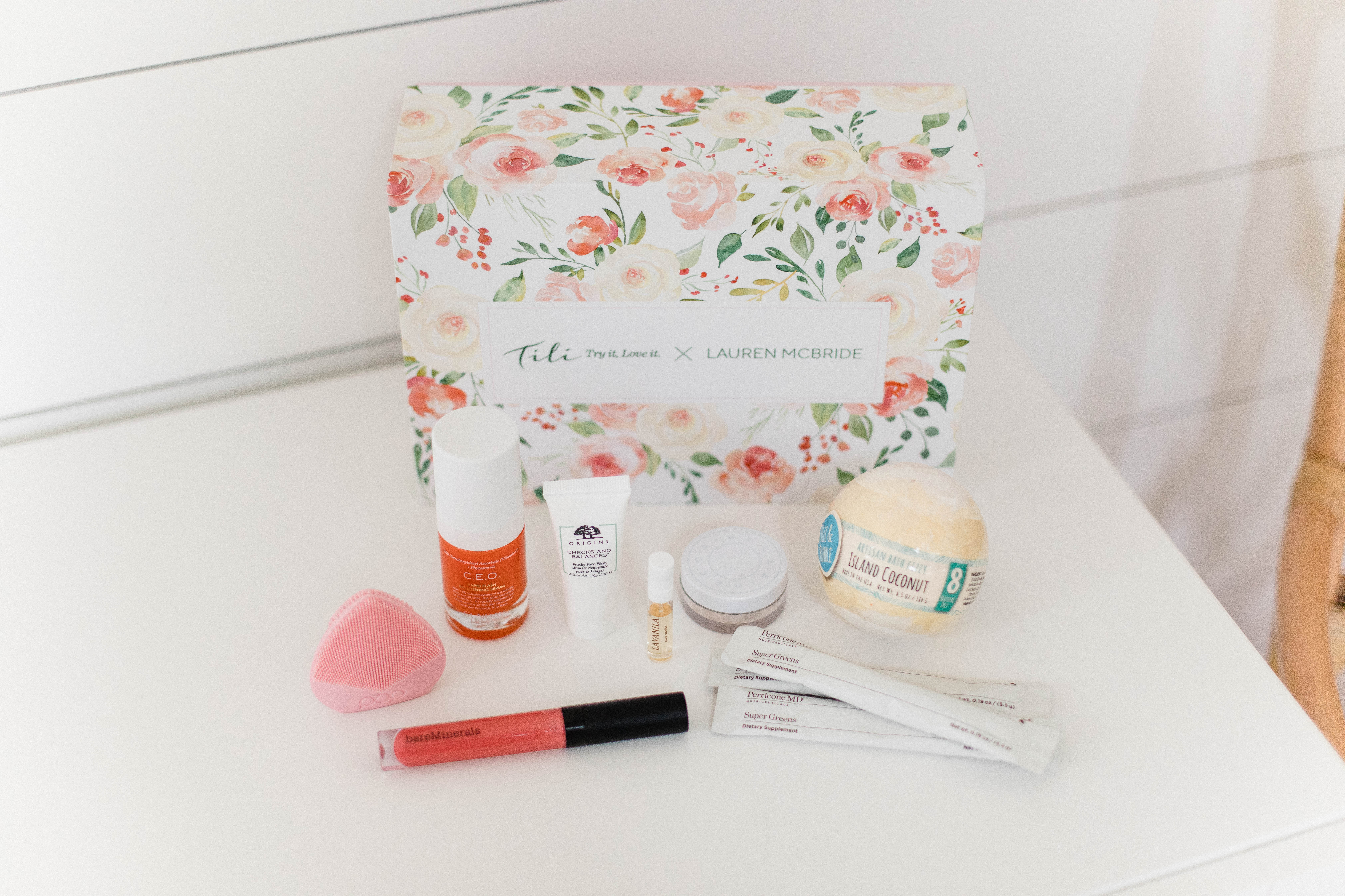 Connecticut based life and style blogger Lauren McBride announces the launch of QVC's TILI Try It, Love It Monthly Beauty Subscription box including her curated and personally designed August box.