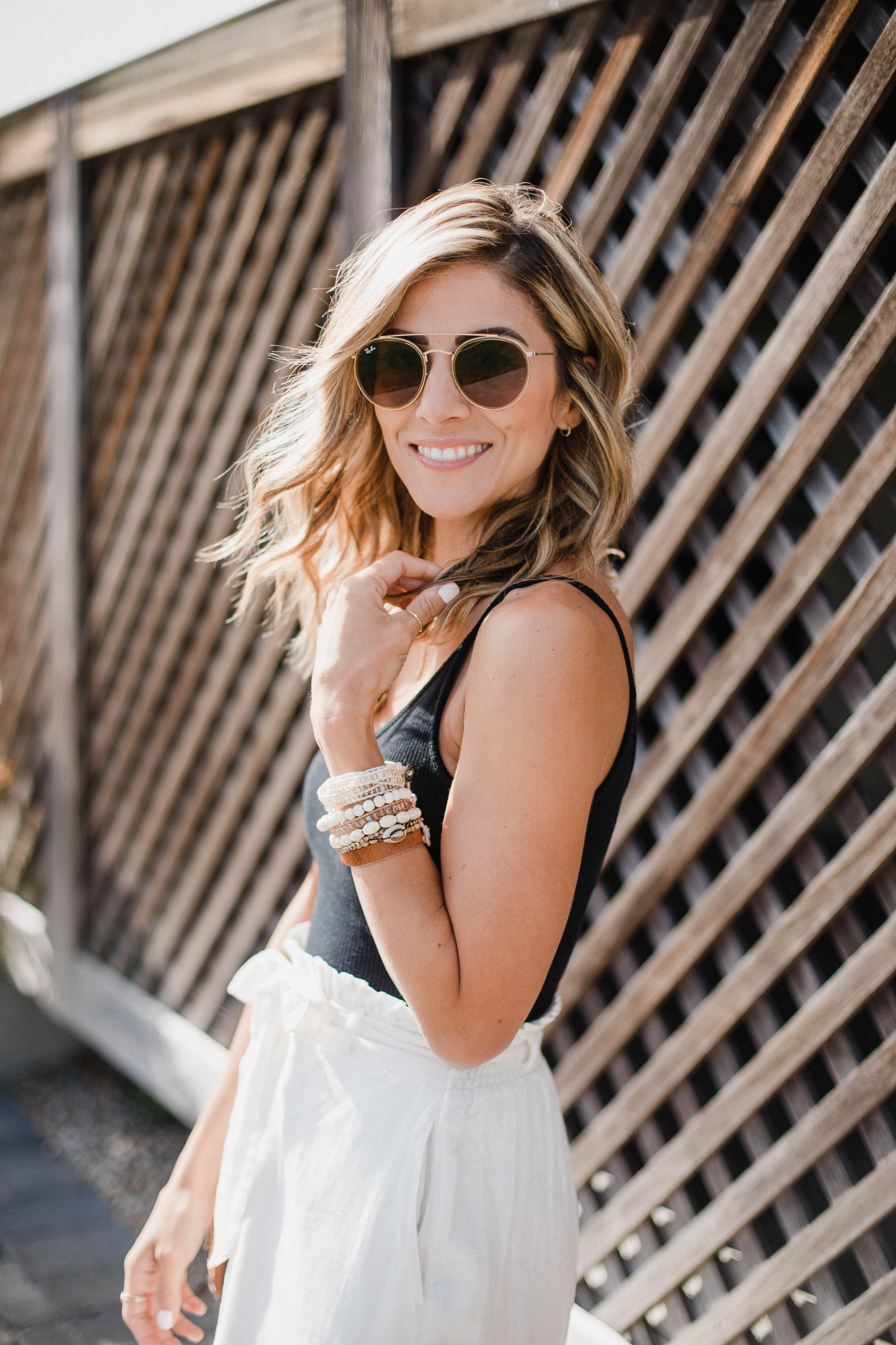 Connecticut life and style blogger Lauren McBride shares her current favorite boho accessories from Victoria Emerson, and how they impact a simple outfit.