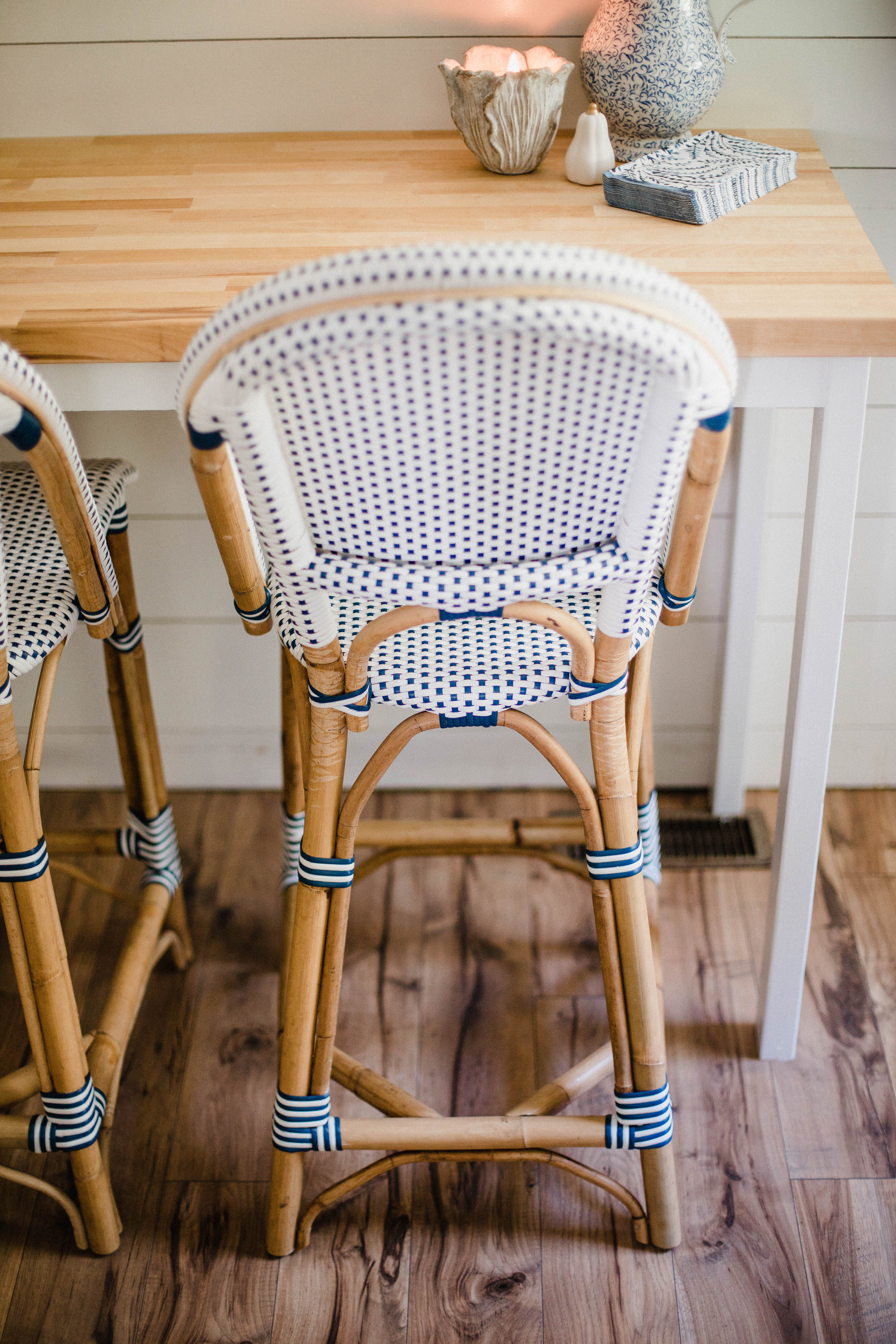 Connecticut life and style blogger Lauren McBride shares her Custom Breakfast Nook and other kitchen updates to maximize space in a small kitchen.