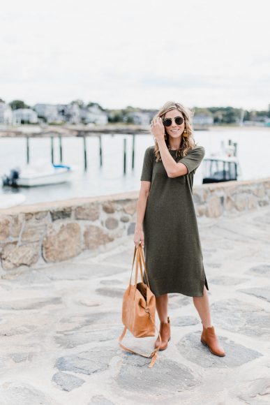 How to Style a Sweater Dress for Fall - Lauren McBride