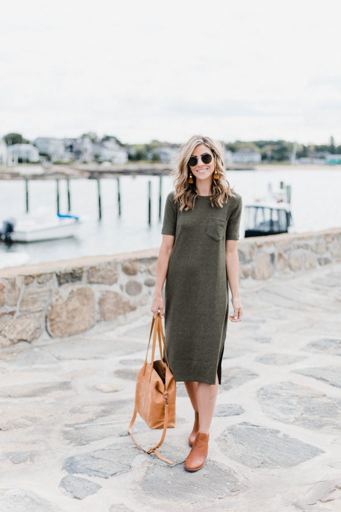 How to Style a Sweater Dress for Fall - Lauren McBride