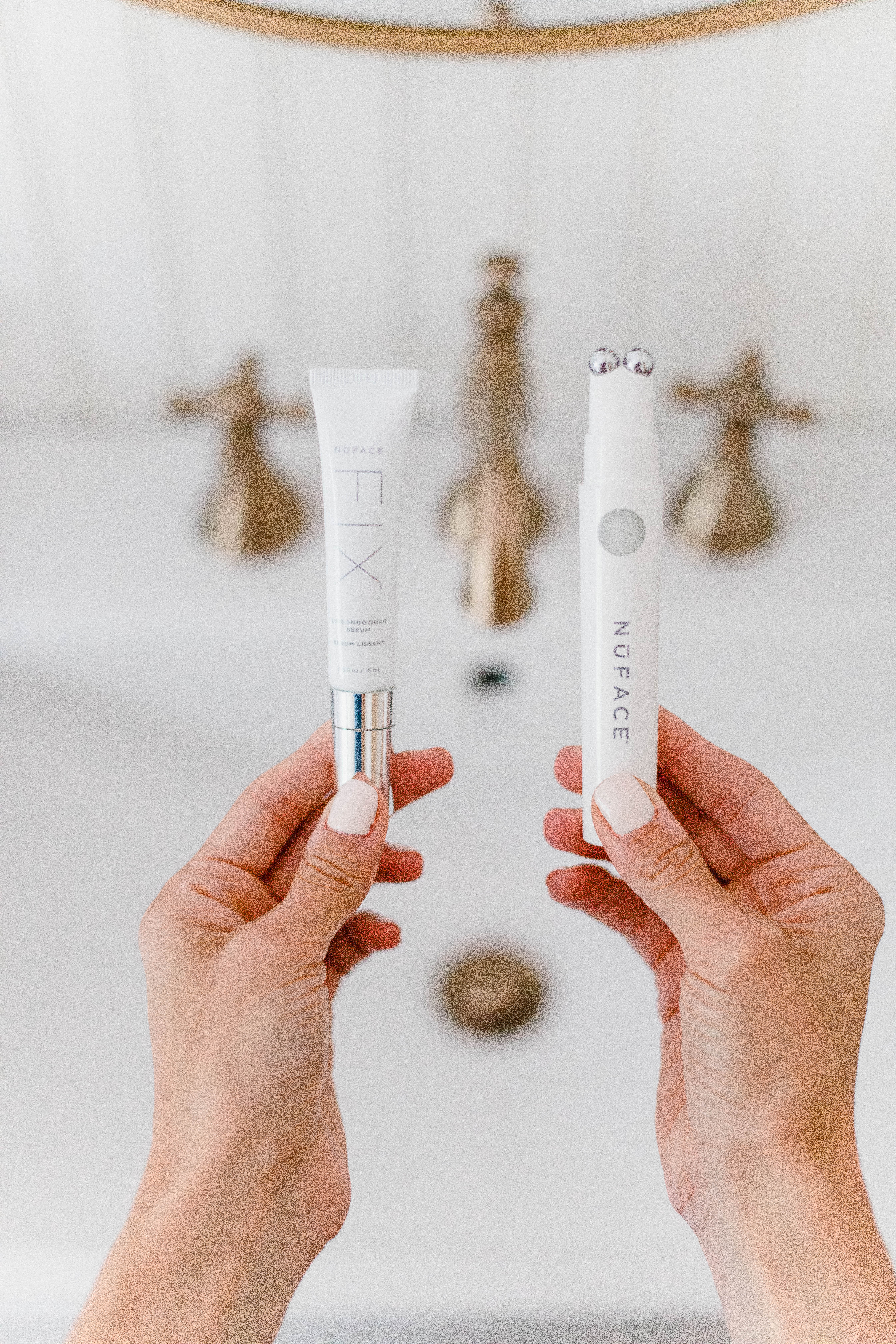 Connecticut life and style blogger Lauren McBride shares how to use the NuFACE FIX and benefits of microcurrent therapy.