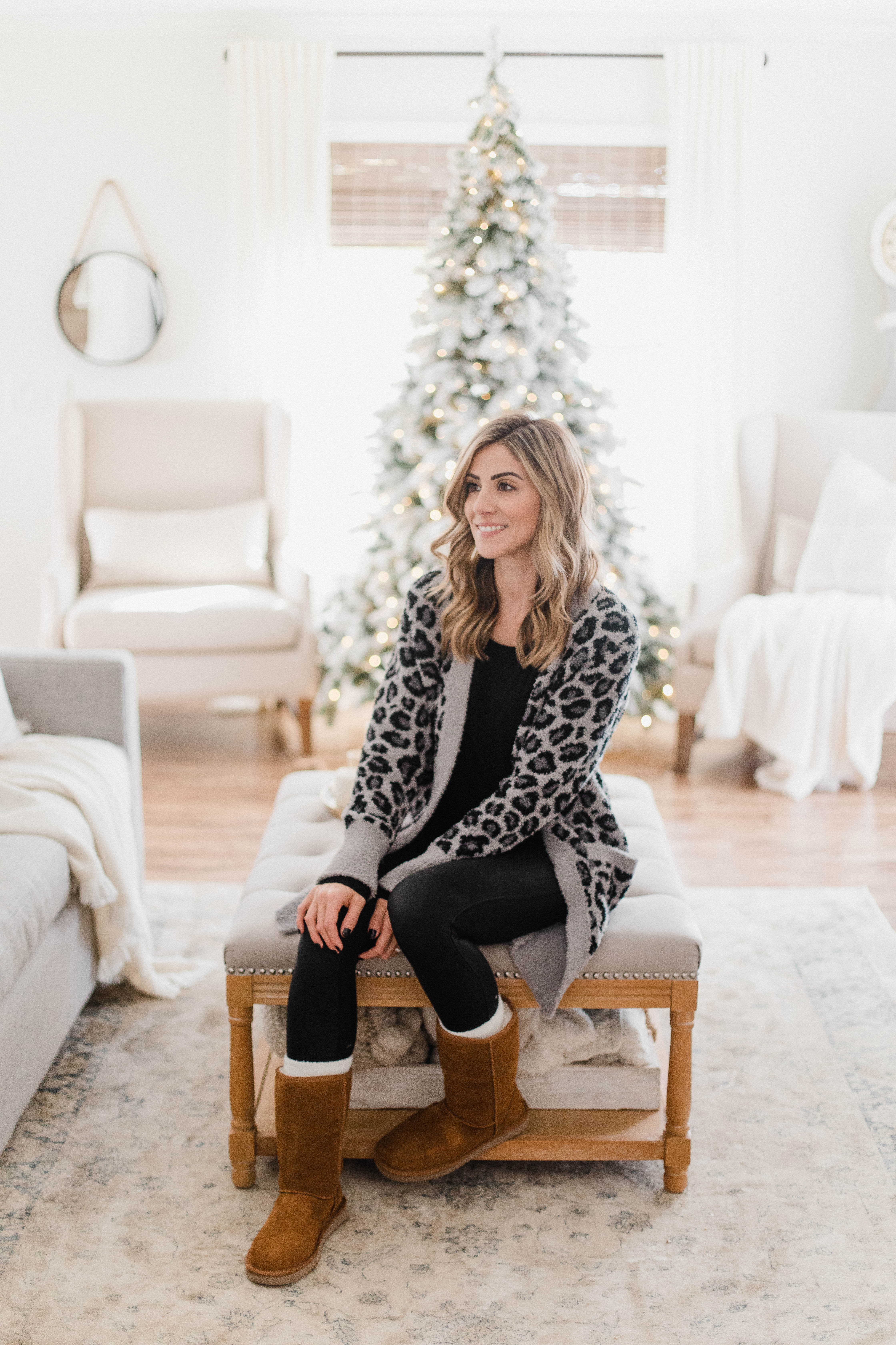Connecticut life and style blogger Lauren McBride shares her Holiday Gift Guide for Cozy gifts, featuring Barefoot Dreams, Muk Luks, and more.