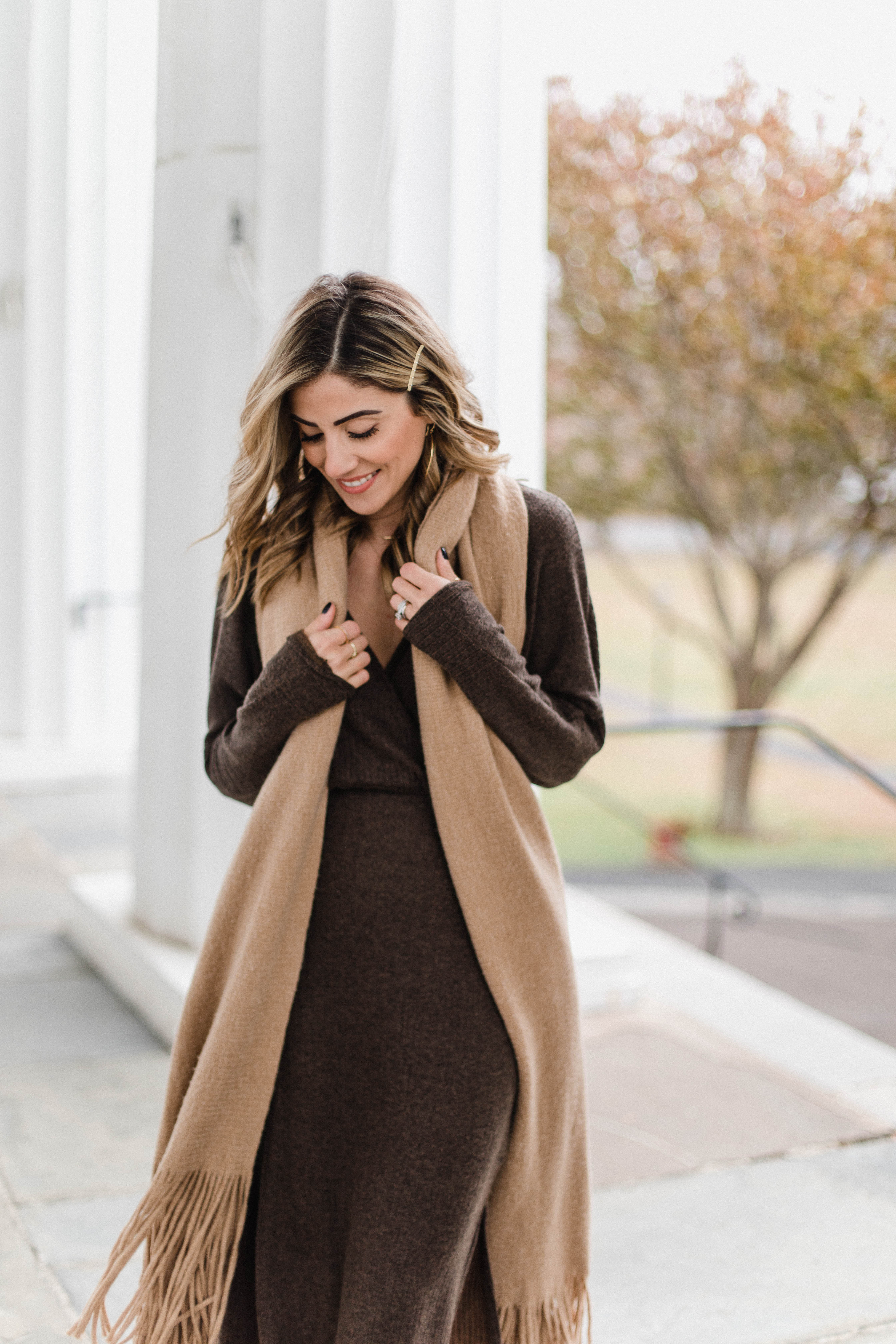 Connecticut life and style blogger Lauren McBride shares two Easy Holiday Style looks featuring a dressy and casual outfit with items from Nordstrom.