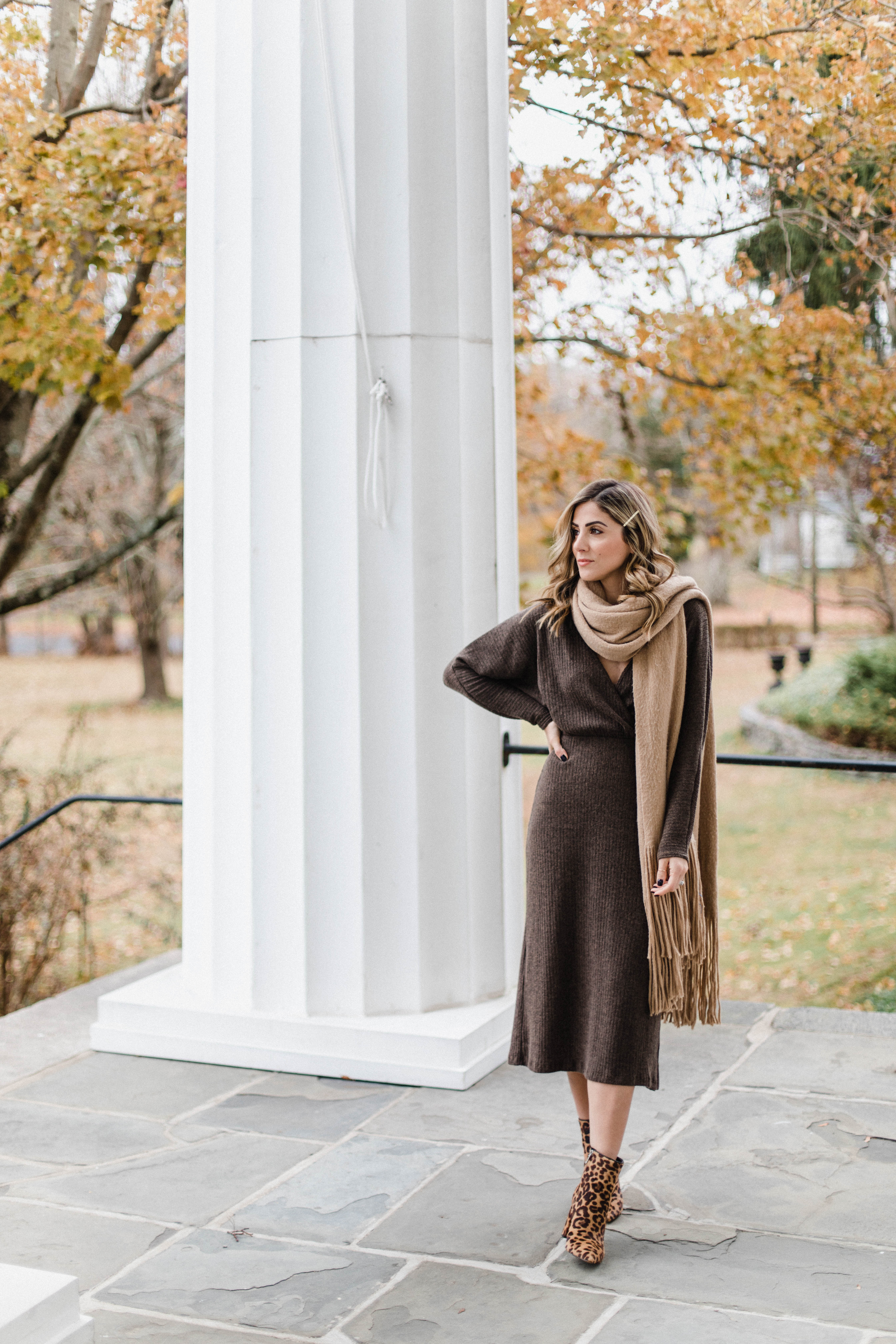 Connecticut life and style blogger Lauren McBride shares two Easy Holiday Style looks featuring a dressy and casual outfit with items from Nordstrom.