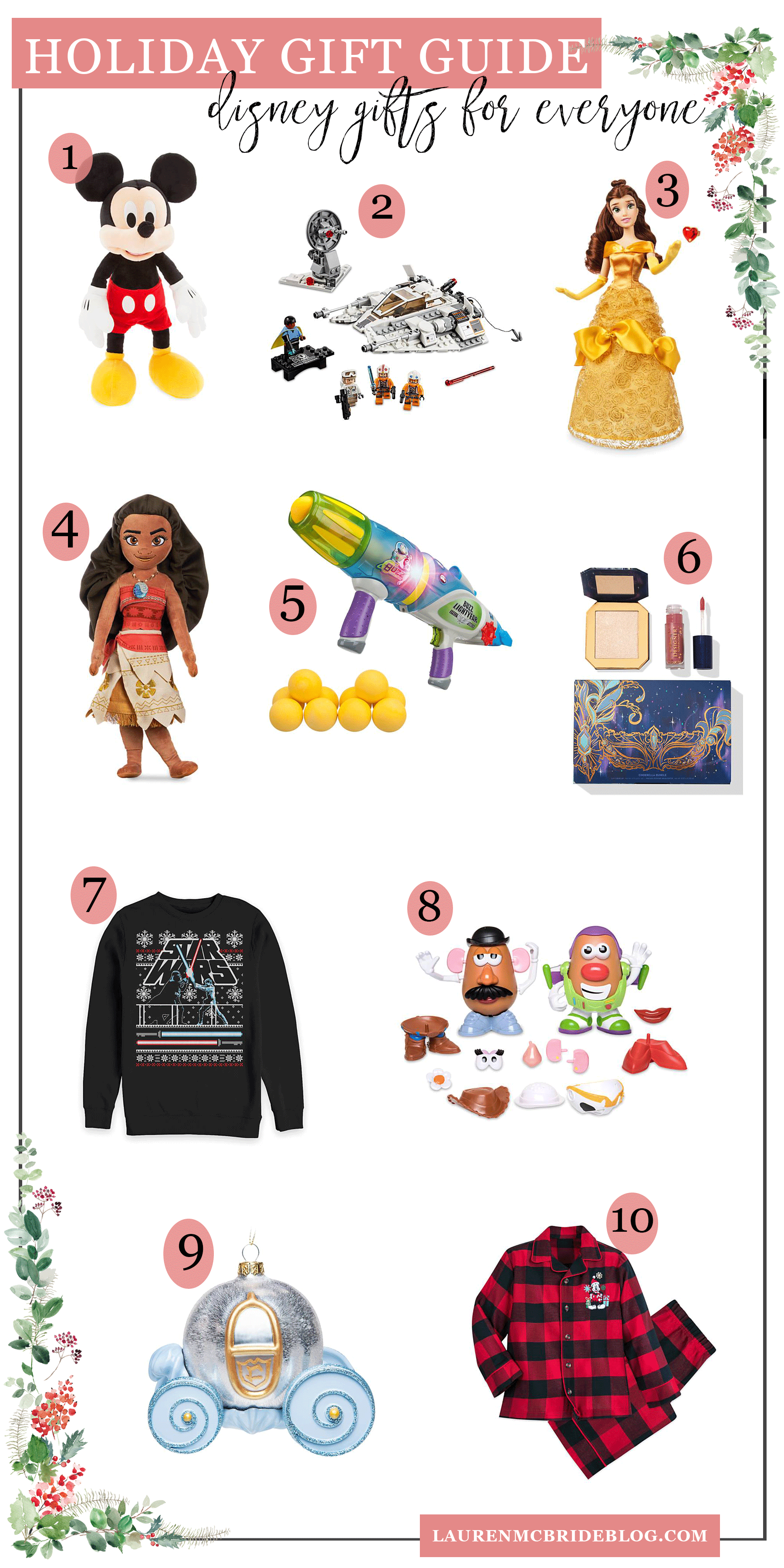 Love Disney? Connecticut Lifestyle Blogger Lauren McBride is sharing the best Disney gifts for everyone on your list this holiday season. Click to see them HERE!