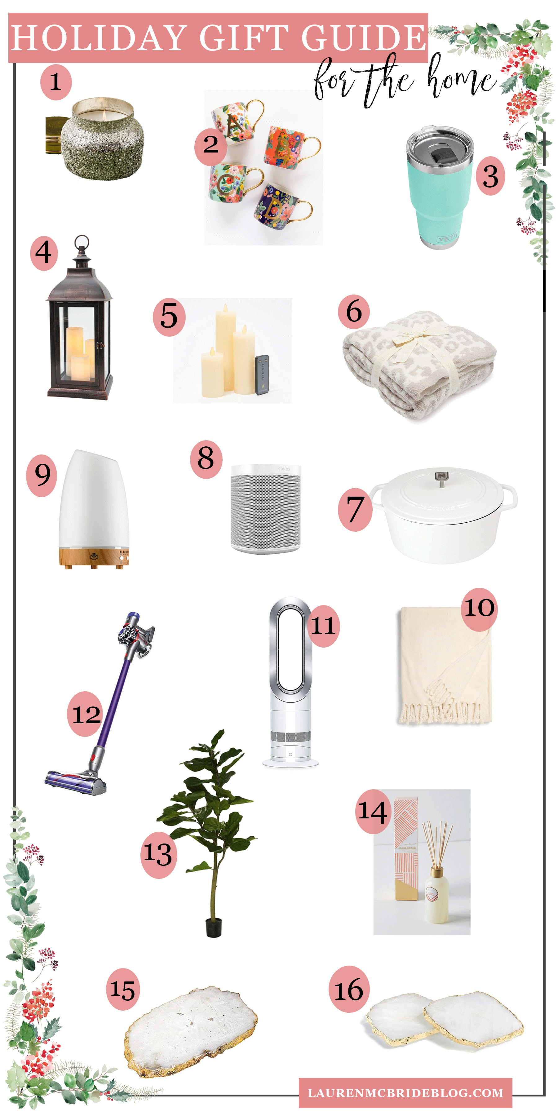 Looking for the best holiday gifts for the home? Connecticut Lifestyle Blogger Lauren McBride is sharing the best holiday gifts for the home. Click to see them HERE!