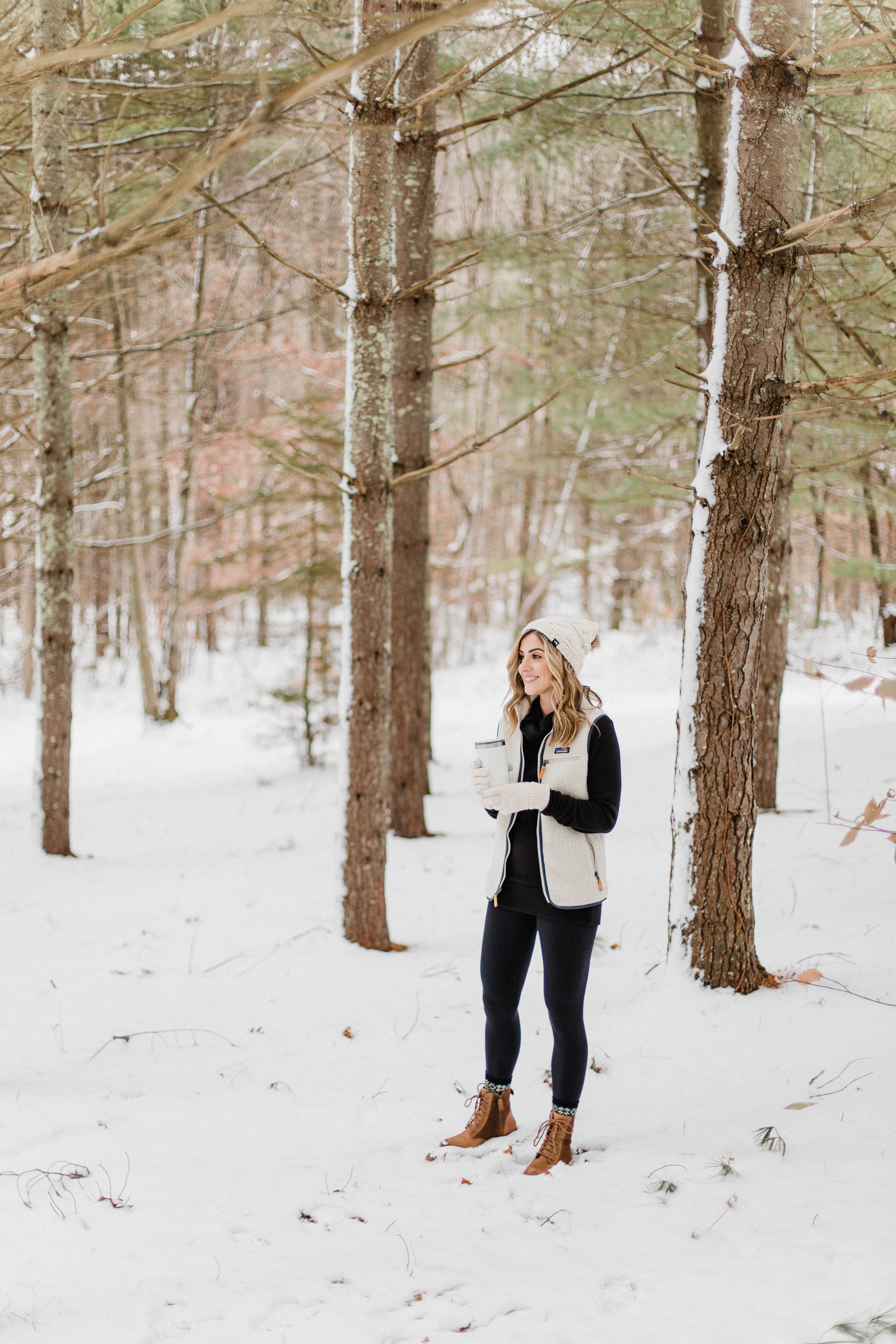 What to Wear for a Winter Maternity Shoot - Lauren McBride