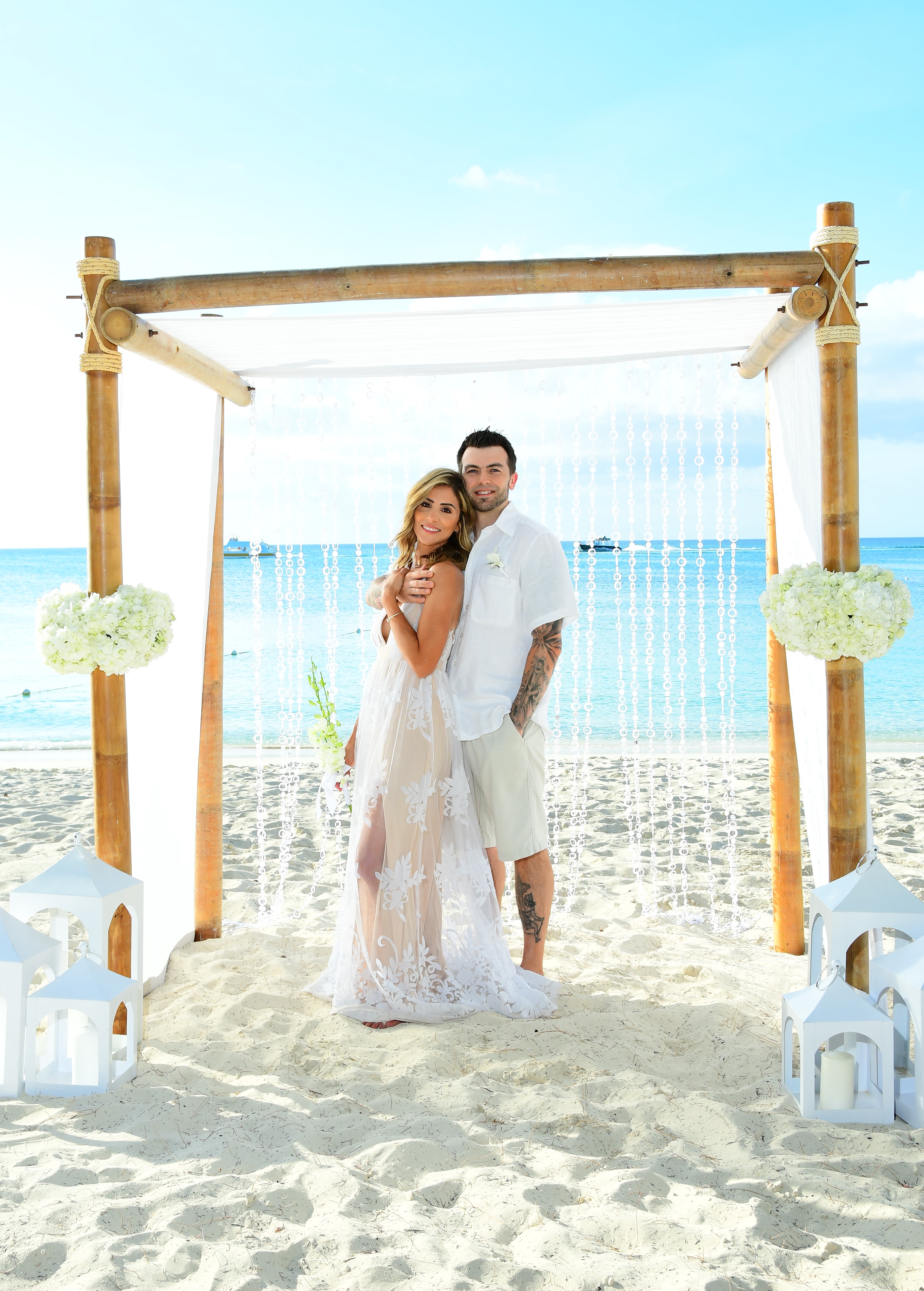 Wedding dress for beach vow clearance renewal