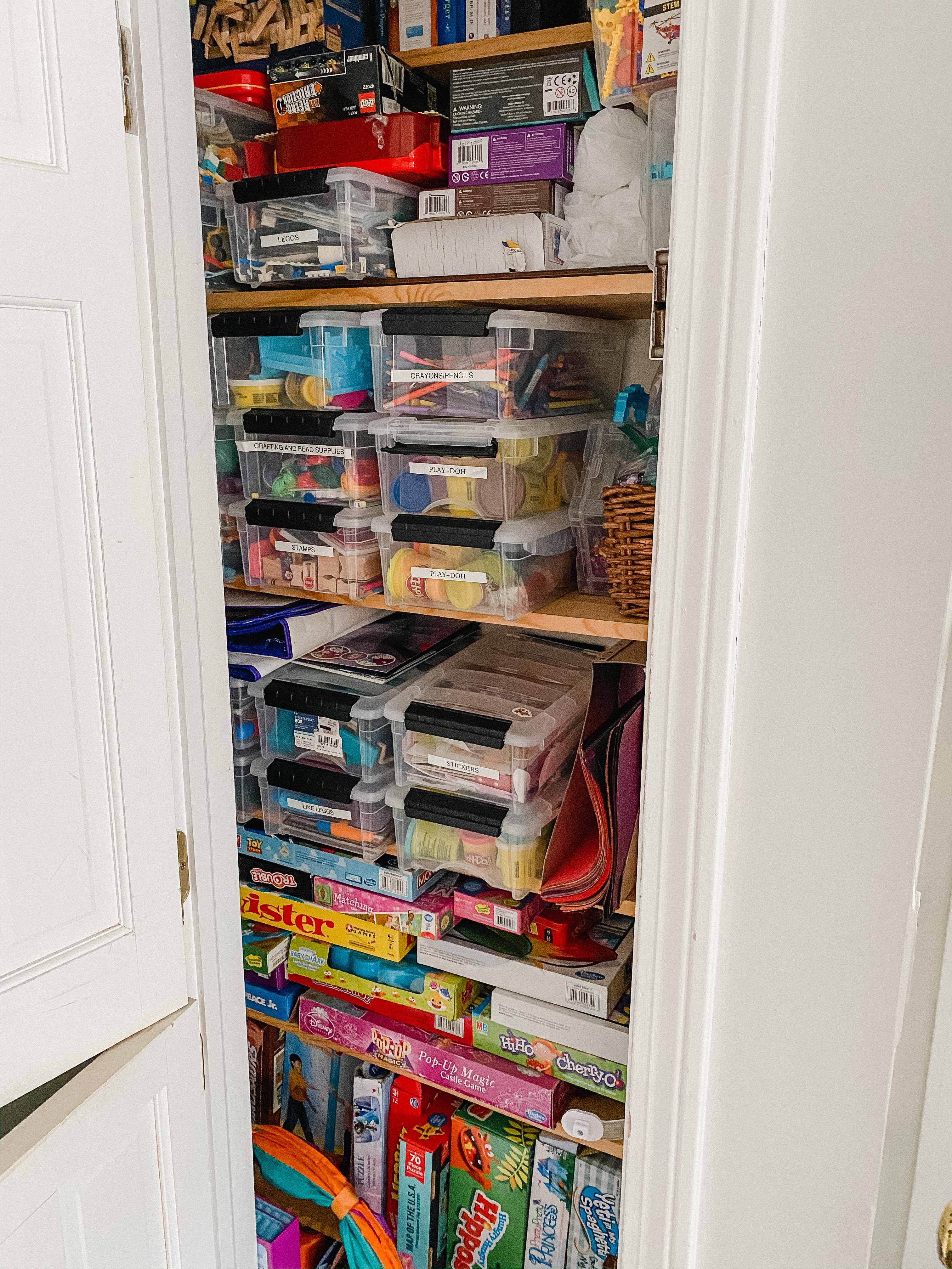 Raising Creative Hearts: Craft Closet: ideas for organizing your