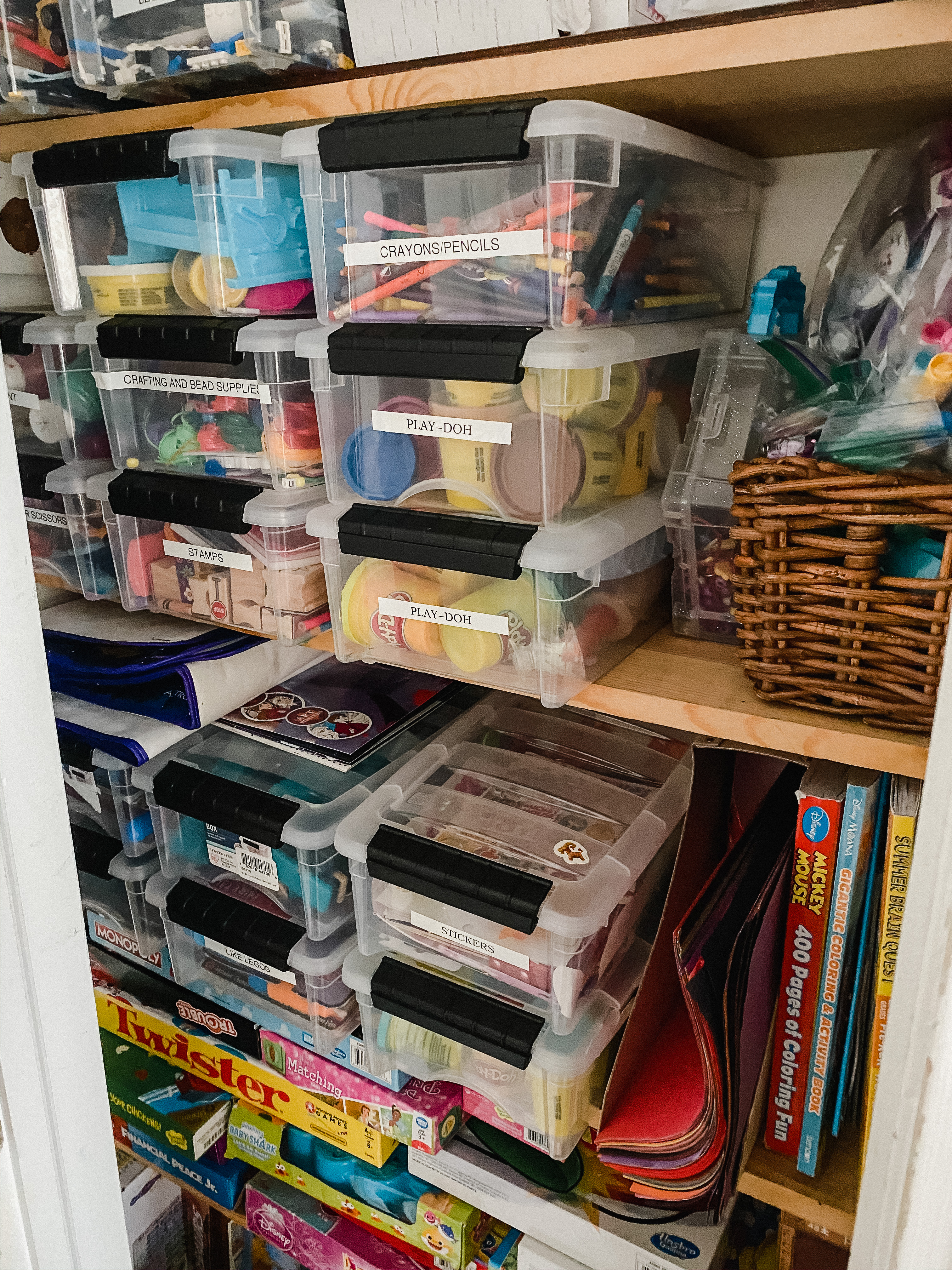 Craft Organization via Storage Closet - My Mess Organized