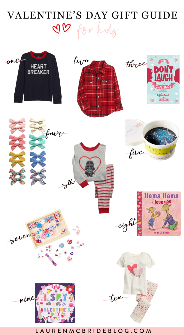 Looking for the perfect gift for your little ones this Valentine's Day? Connecticut Lifestyle Blogger Lauren McBride is sharing her top picks for kids in her Valentine's Day Gift Guide for Kids. Click to see it HERE!