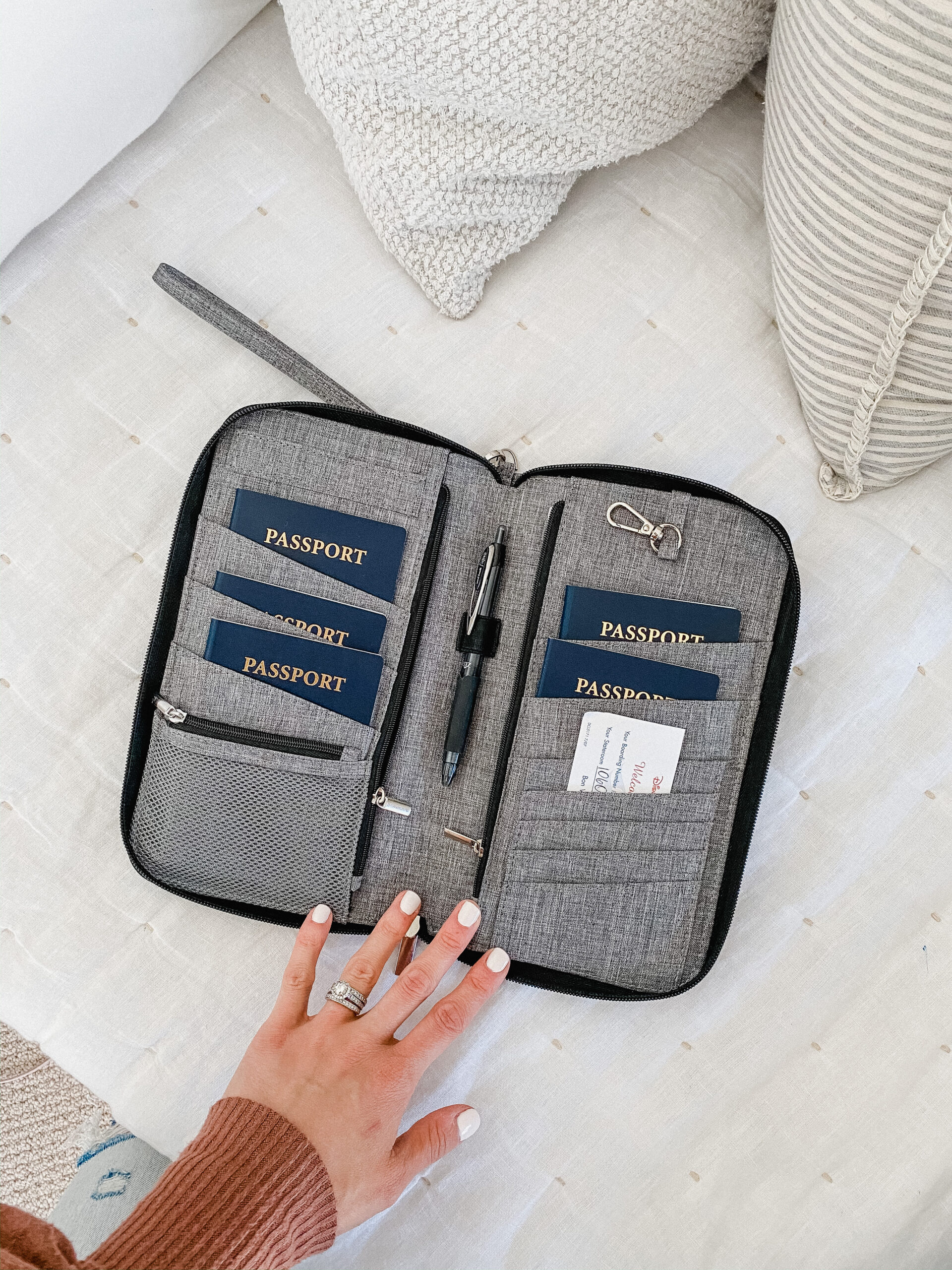 Connecticut life and style blogger Lauren McBride shares her favorite travel essentials, including convenient travel bags, bottles, and more.