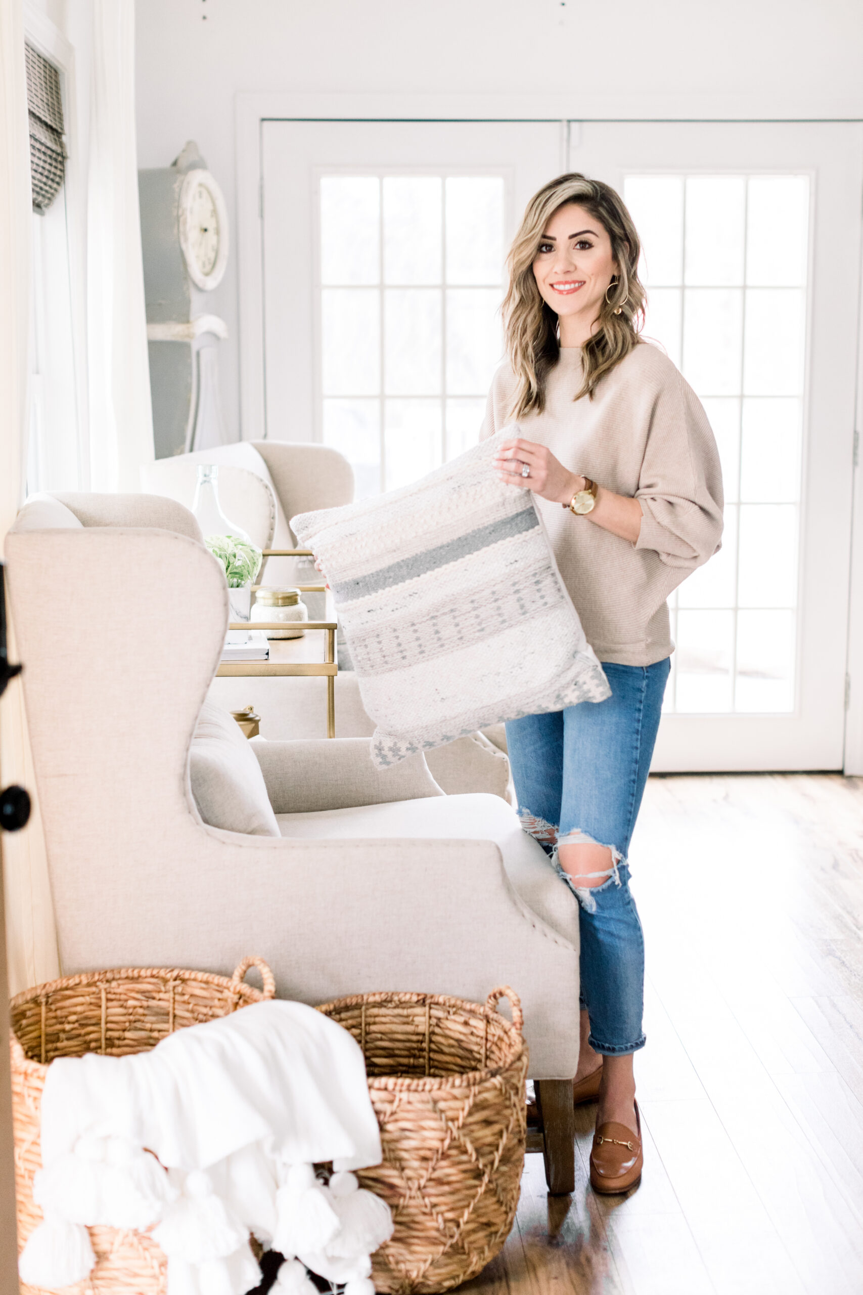 Connecticut life and style Lauren McBride shares her new self-designed home decor line, available for purchase exclusively on QVC.