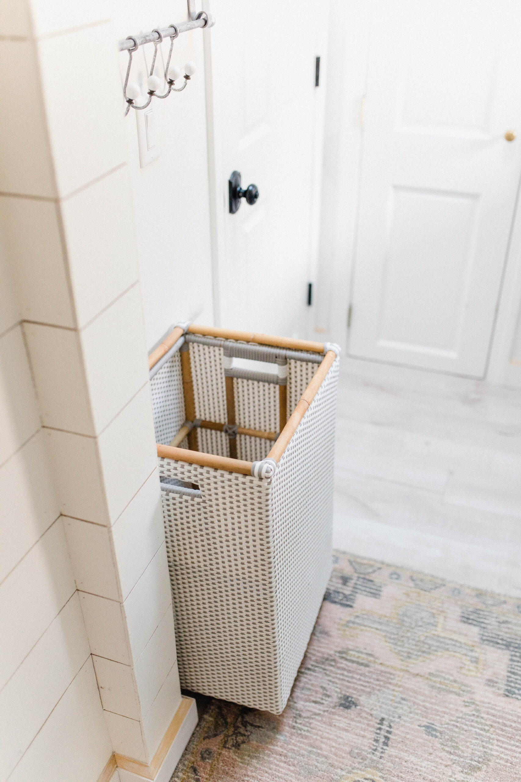 Connecticut life and style blogger Lauren McBride shares her laundry room, the small DIY projects that made a big impact, and sources.