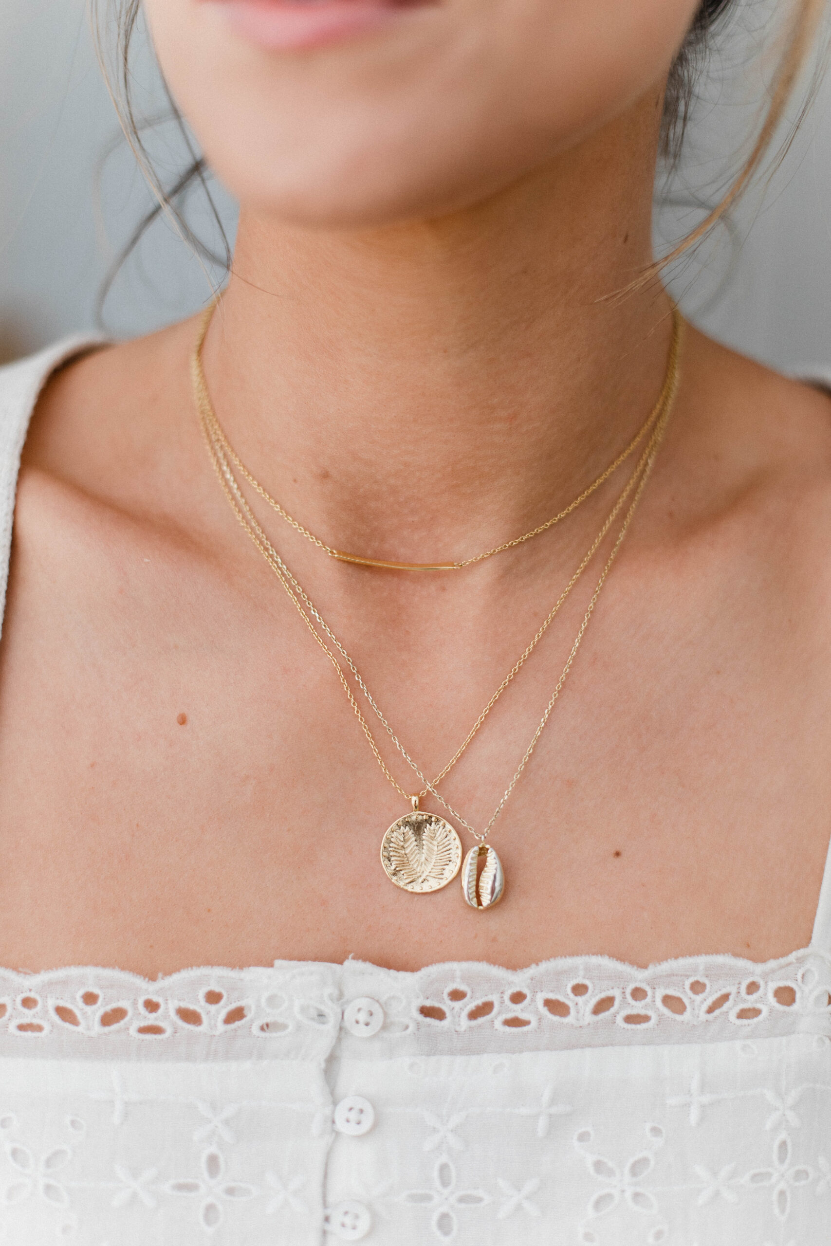 Connecticut life and style blogger Lauren McBride shares her everyday jewelry, including necklaces, simple earrings, and name bracelets. 