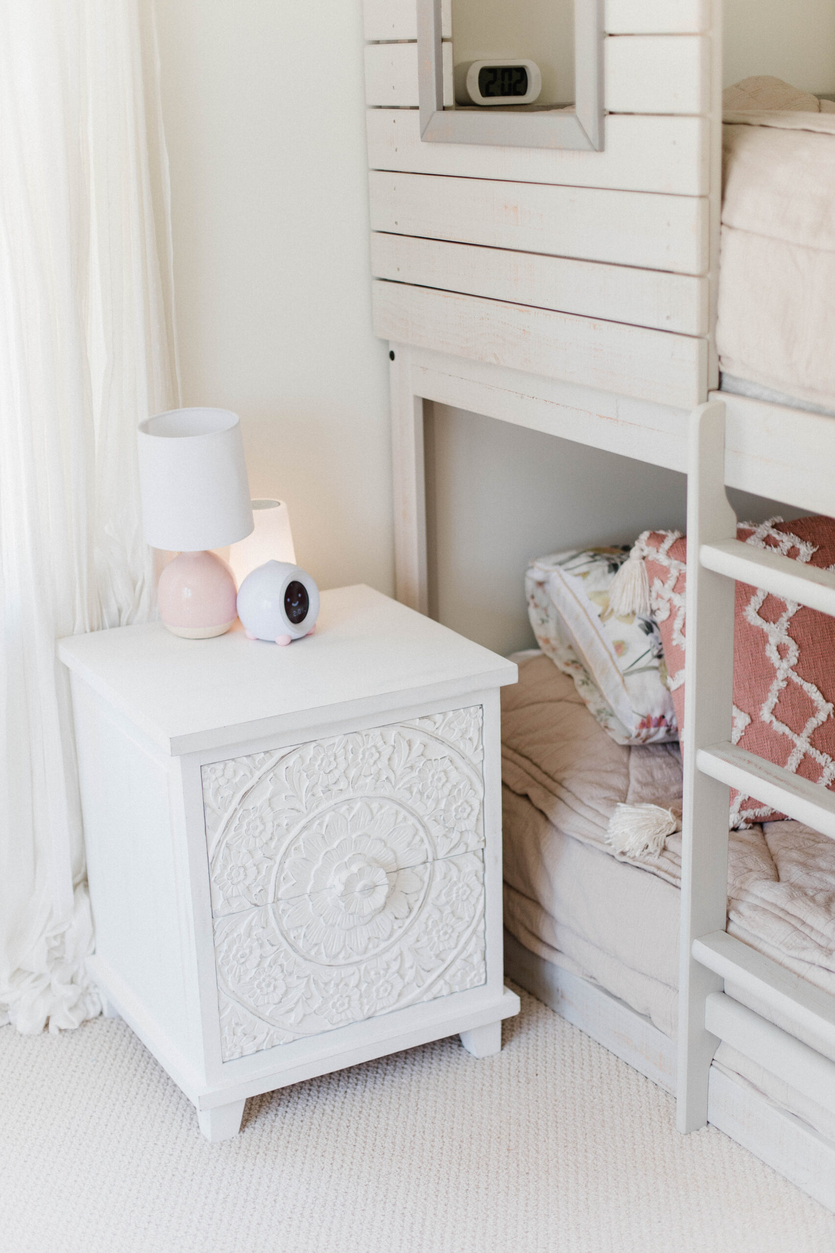 Connecticut life and style blogger Lauren McBride shares her daughter's bedroom - a fun, girly, and sophisticated space for a growing little girl. 