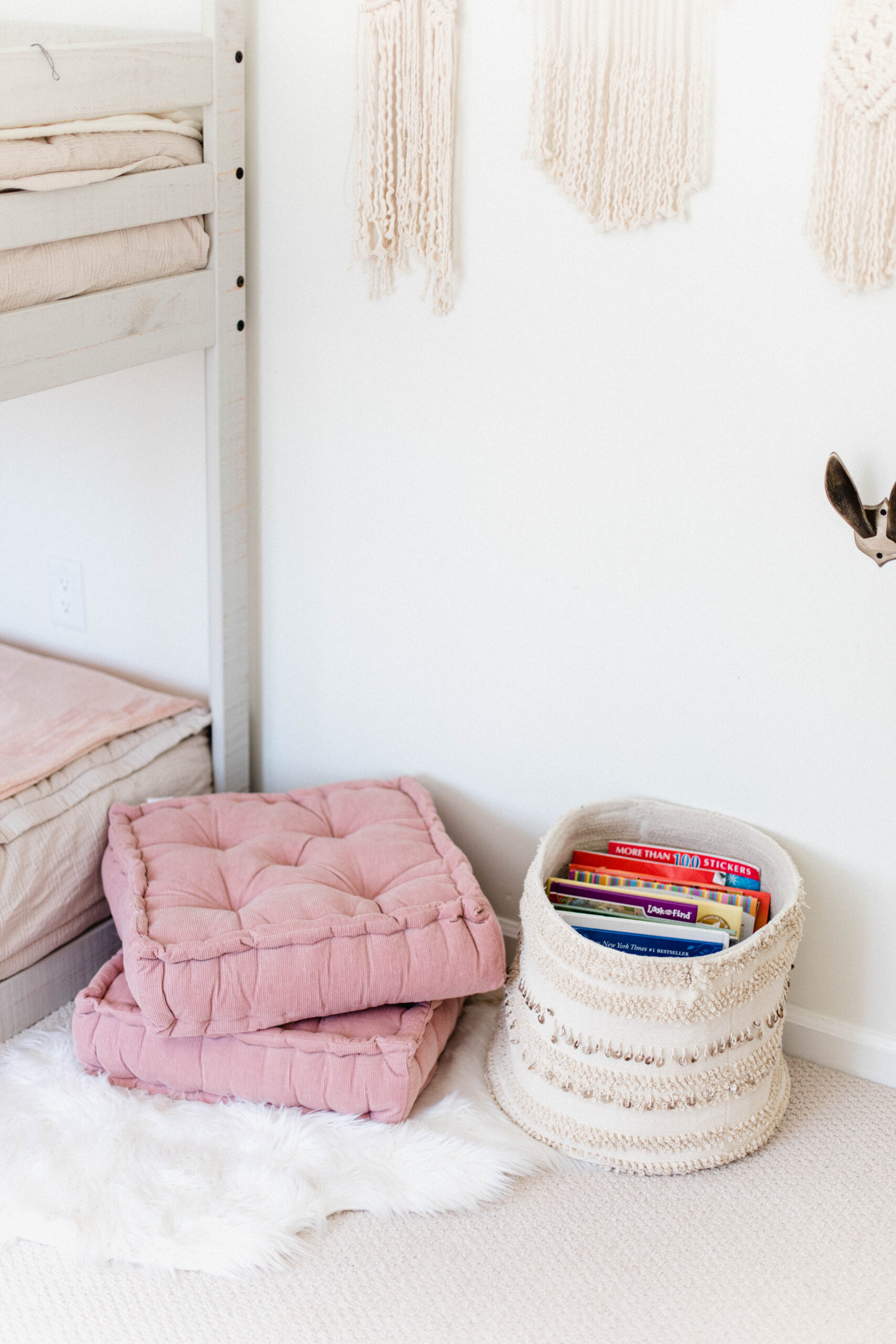 Connecticut life and style blogger Lauren McBride shares her daughter's bedroom - a fun, girly, and sophisticated space for a growing little girl. 